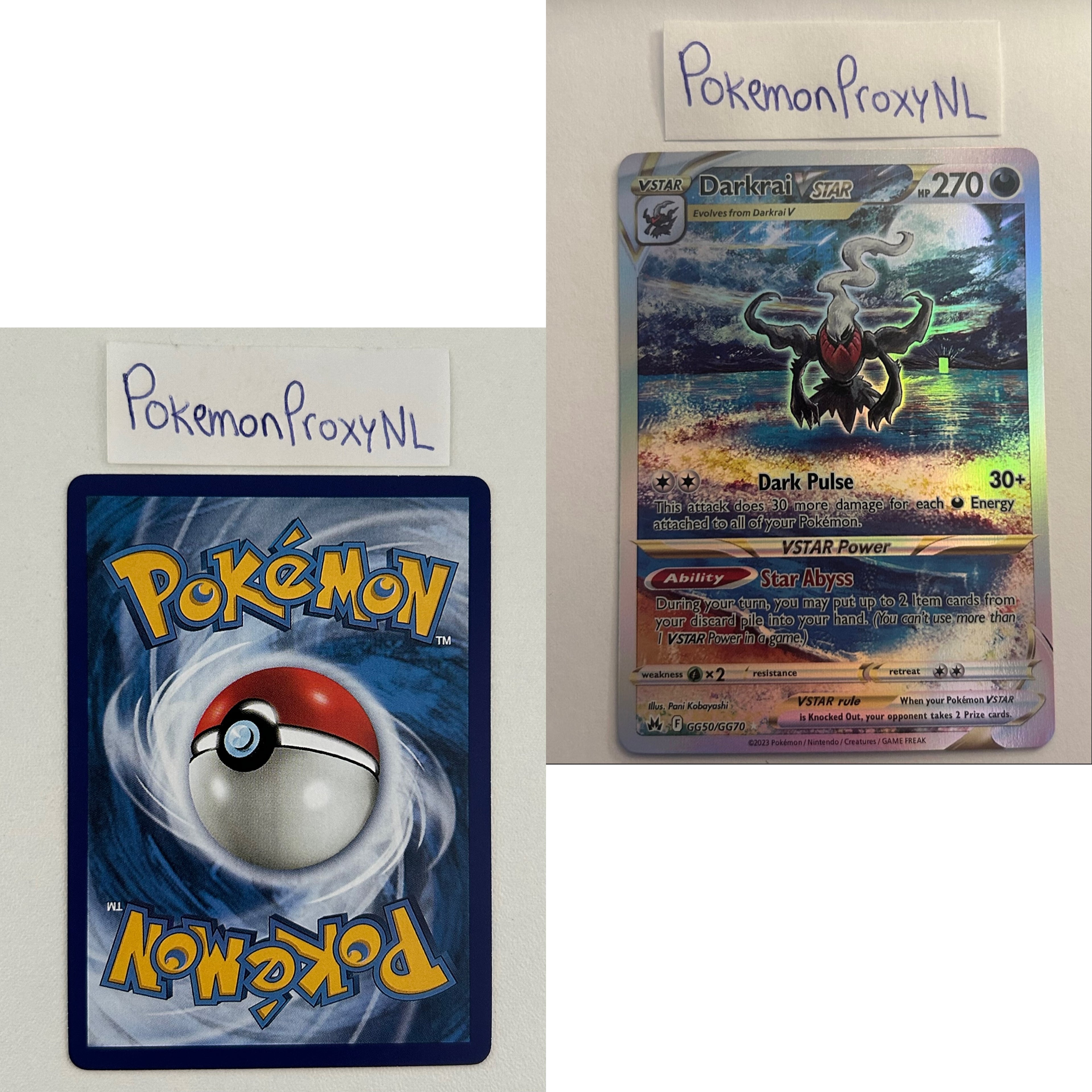 Crown Zenith Set (CRZ) / 001/159 - GG70/GG70 / 2023 / PROXY Pokémon TCG card(s)
