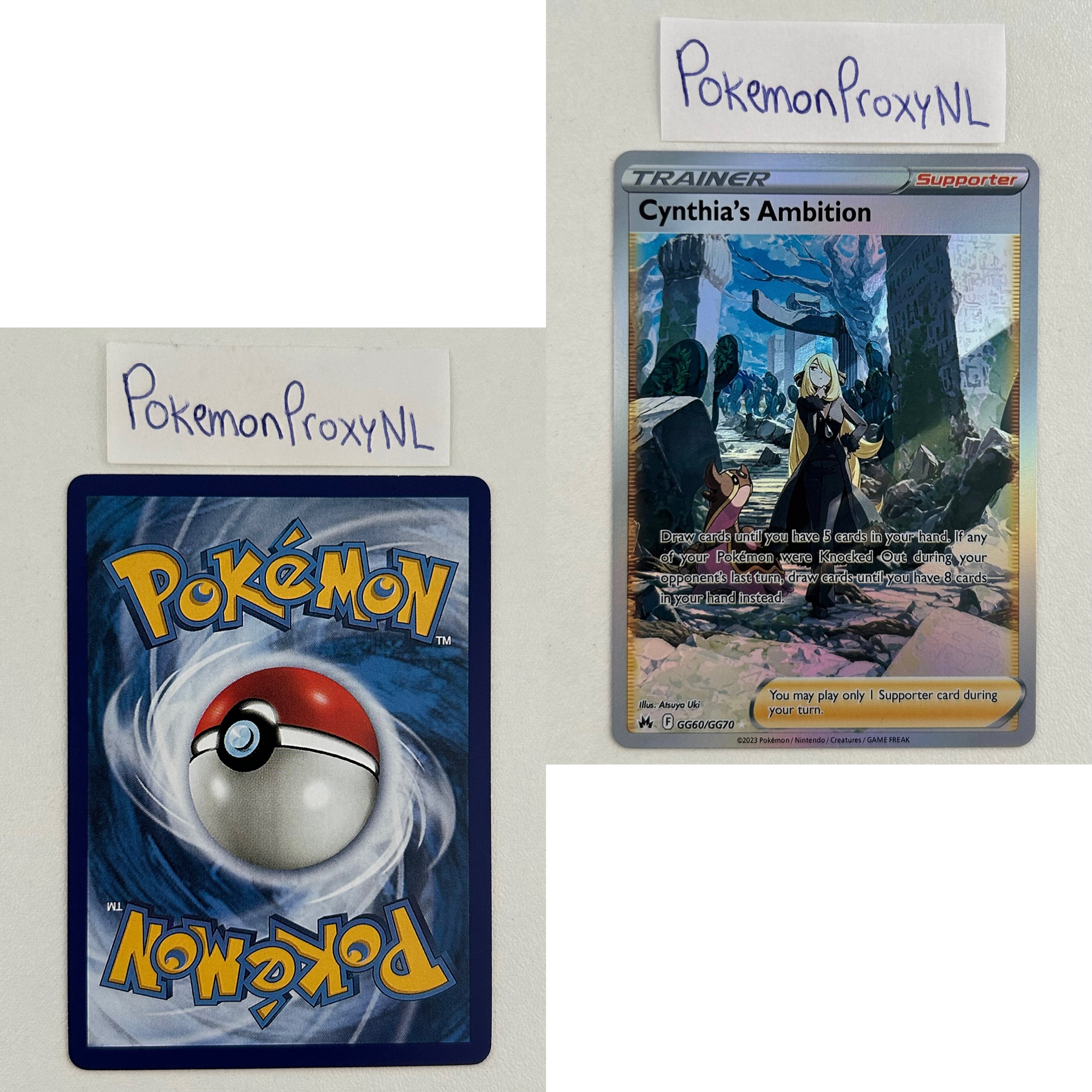 Crown Zenith Set (CRZ) / 001/159 - GG70/GG70 / 2023 / PROXY Pokémon TCG card(s)