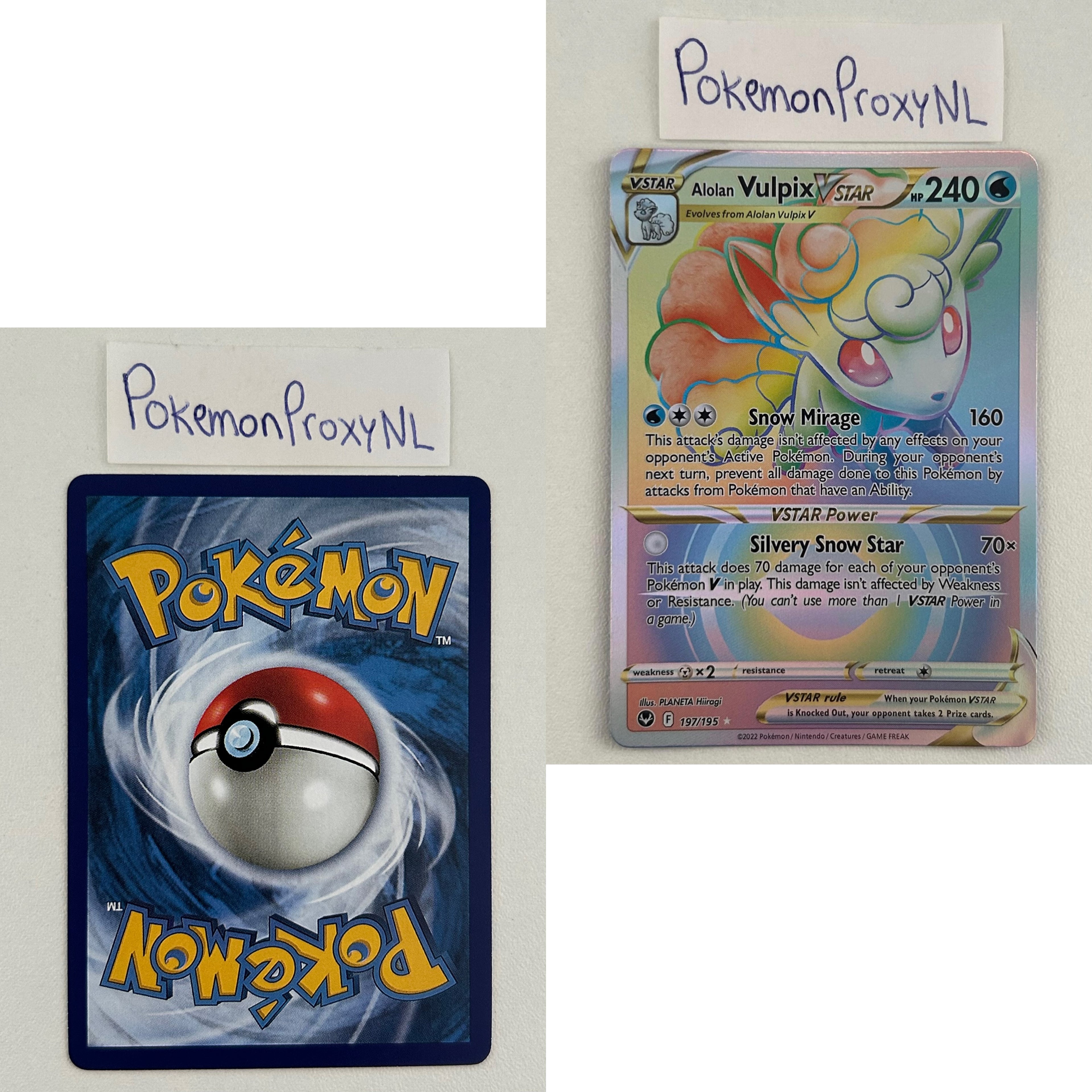 Silver Tempest Set (SIT) / 001/195 - TG30/TG30 / 2022 / PROXY Pokémon TCG card(s)