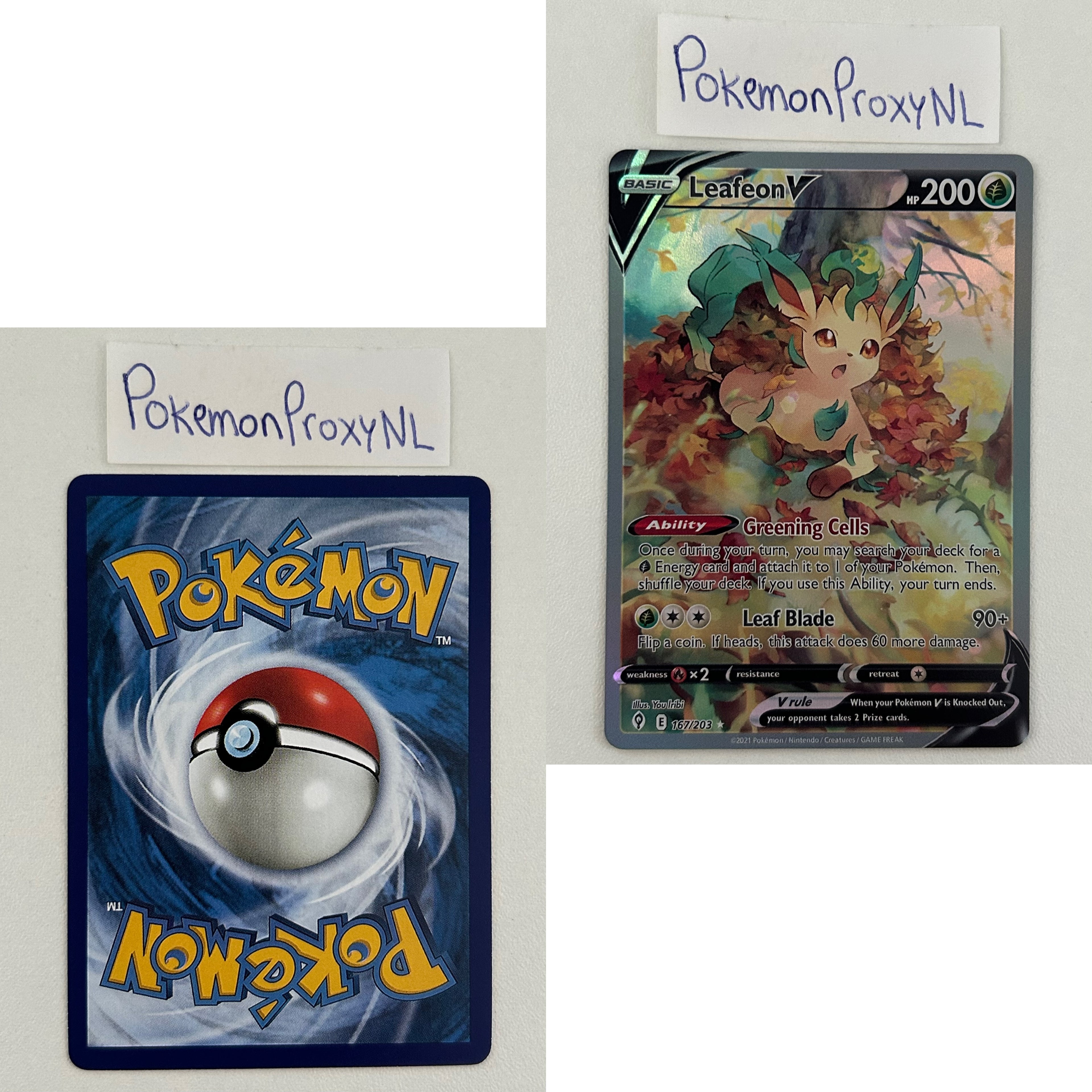Evolving Skies Set (EVS) / 001/203 - 237/203 / 2021 / PROXY Pokémon TCG card(s)