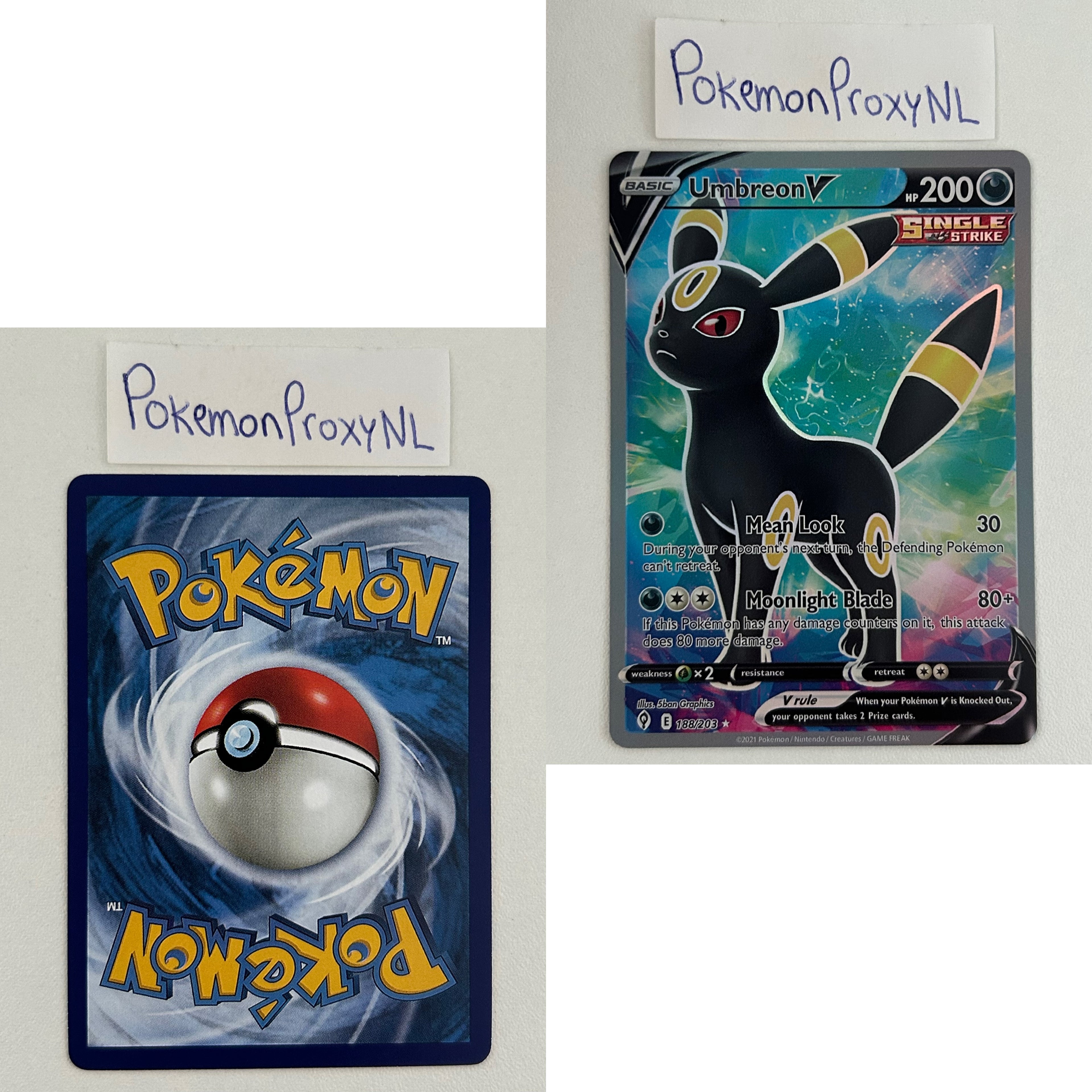 Evolving Skies Set (EVS) / 001/203 - 237/203 / 2021 / PROXY Pokémon TCG card(s)