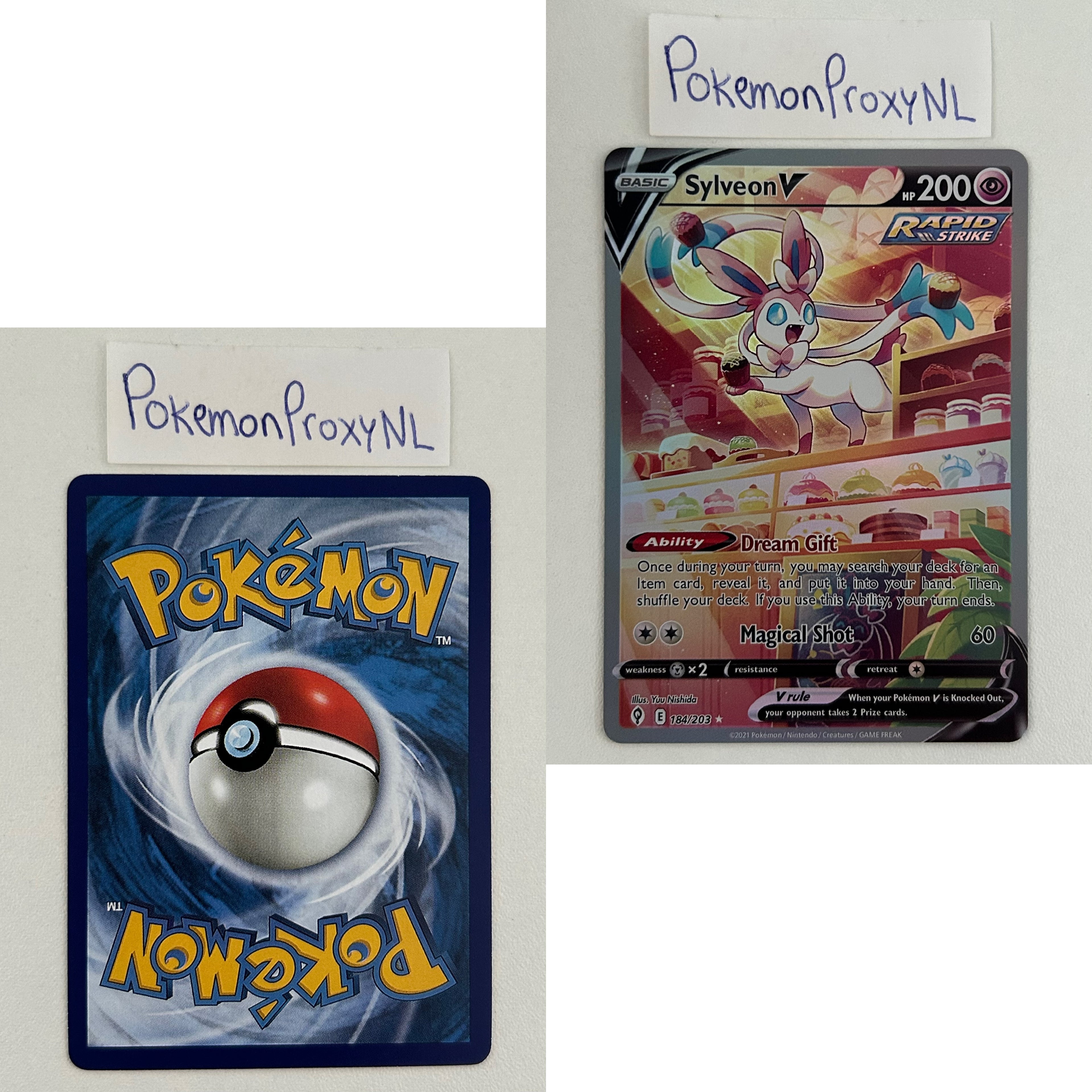 Evolving Skies Set (EVS) / 001/203 - 237/203 / 2021 / PROXY Pokémon TCG card(s)
