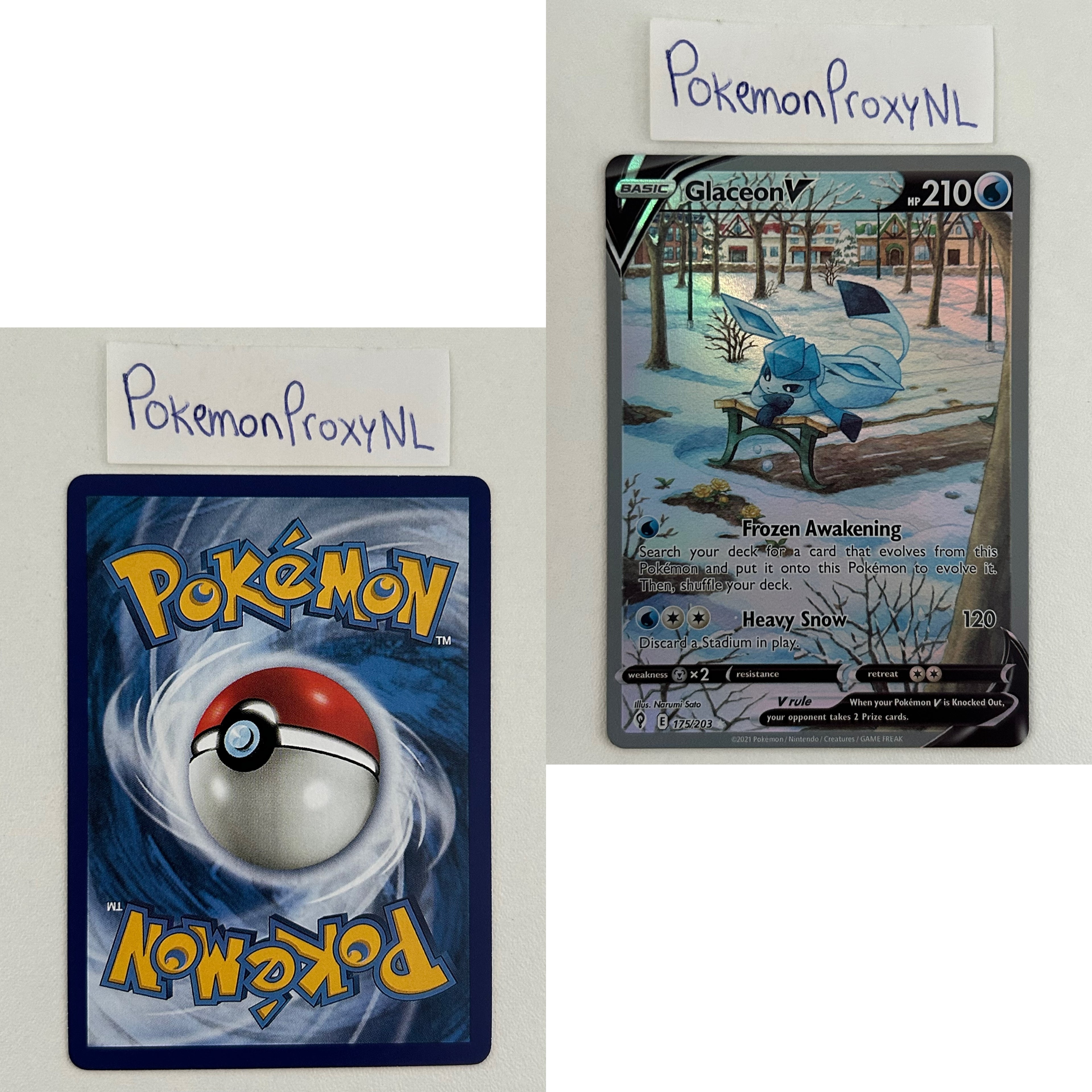 Evolving Skies Set (EVS) / 001/203 - 237/203 / 2021 / PROXY Pokémon TCG card(s)