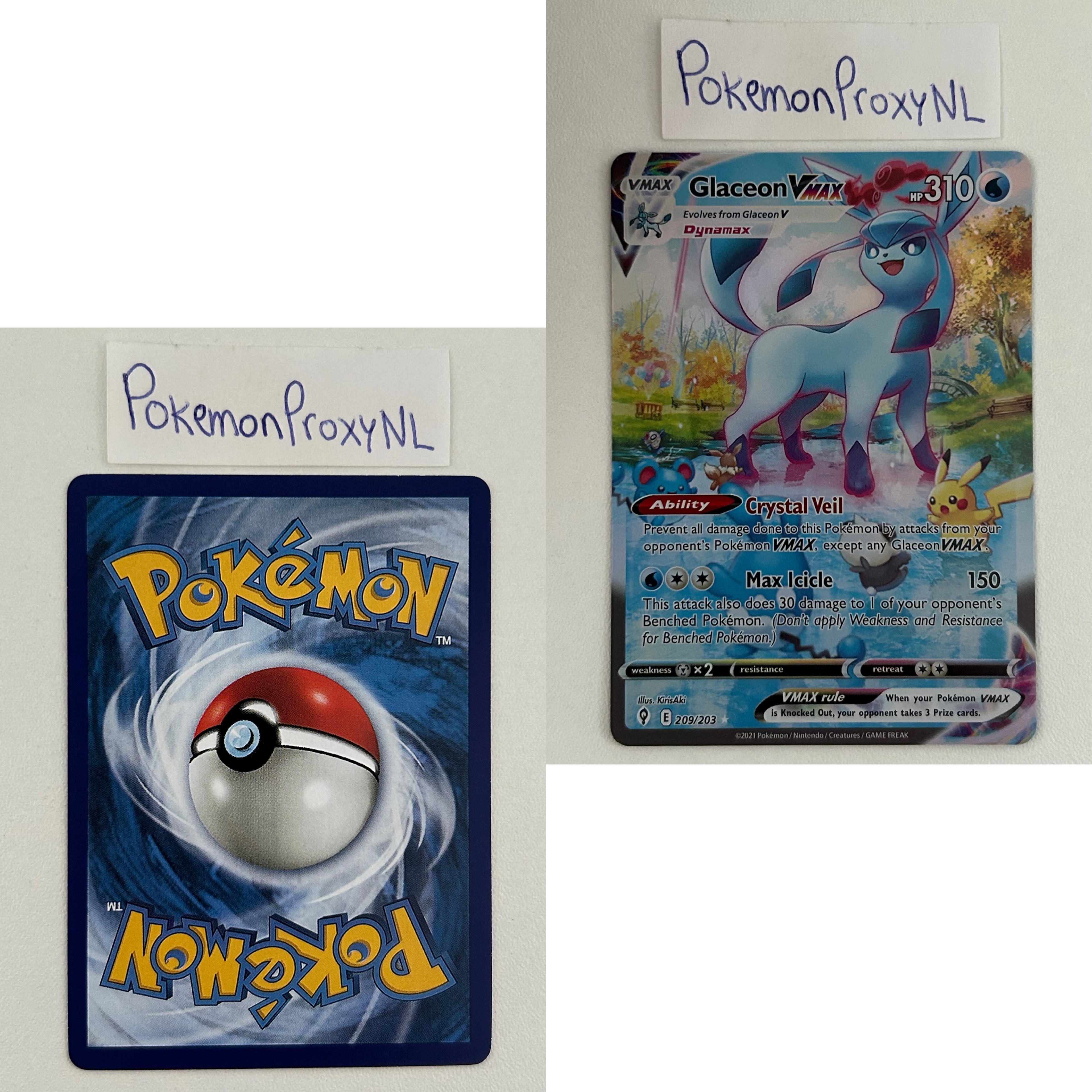 Evolving Skies Set (EVS) / 001/203 - 237/203 / 2021 / PROXY Pokémon TCG card(s)