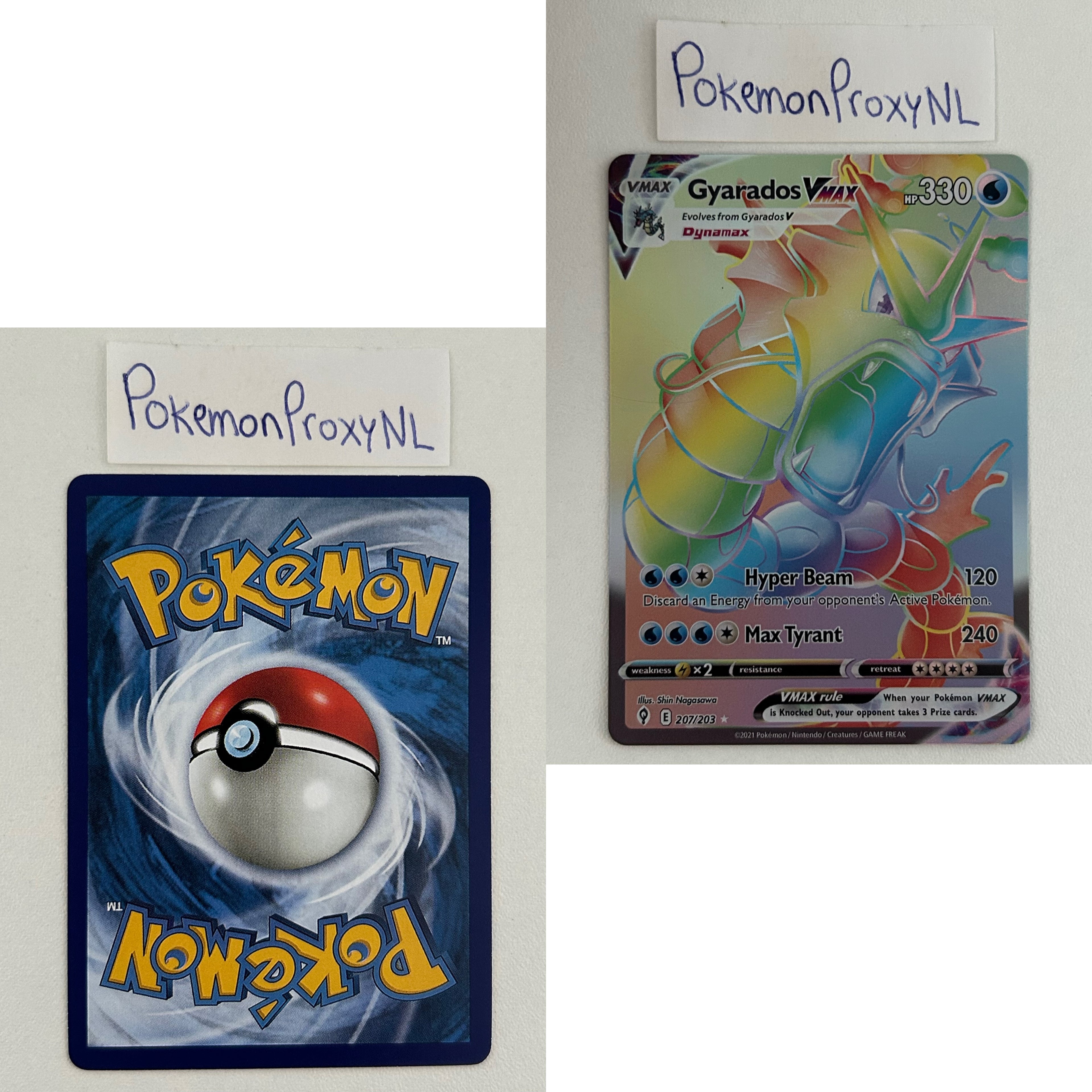 Evolving Skies Set (EVS) / 001/203 - 237/203 / 2021 / PROXY Pokémon TCG card(s)