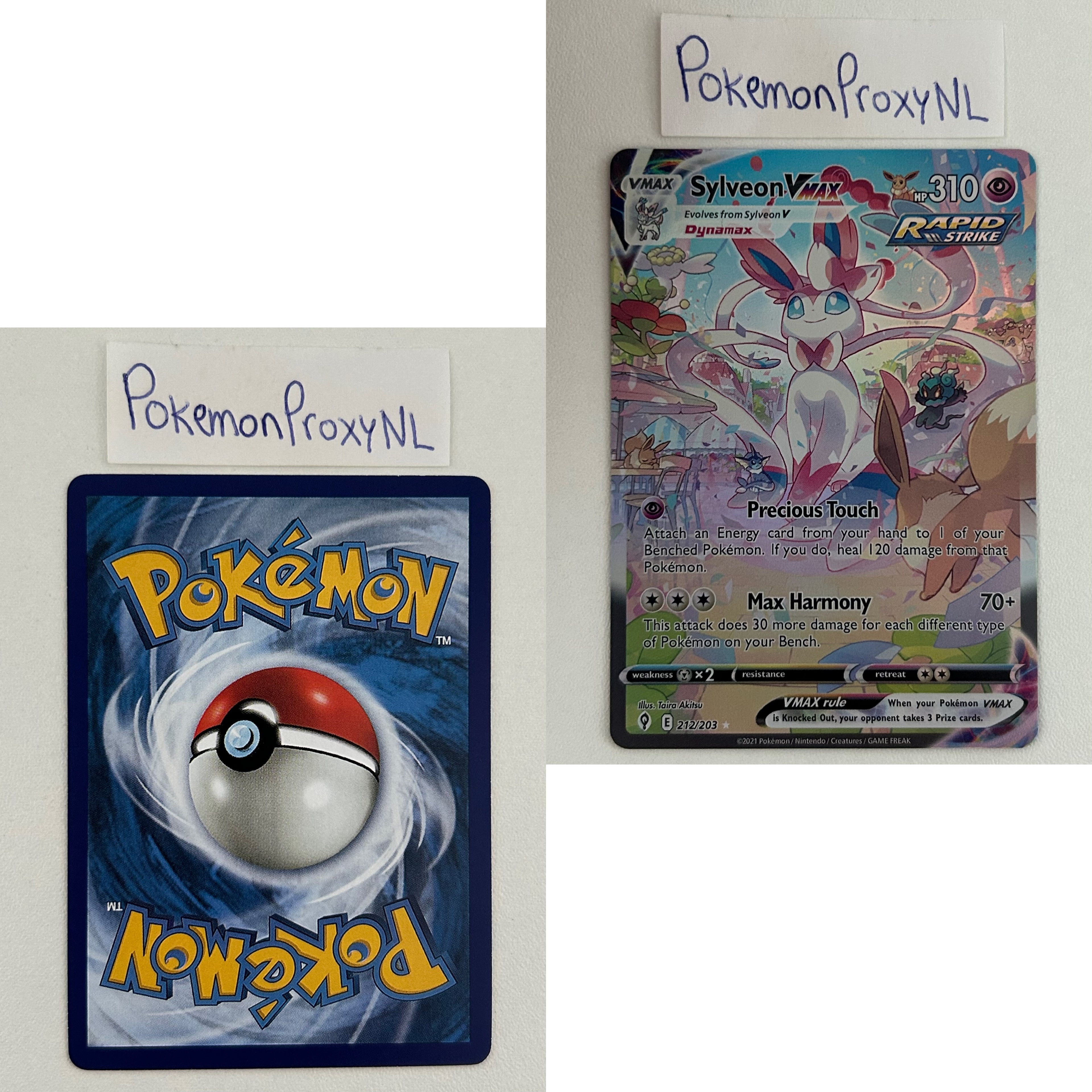 Evolving Skies Set (EVS) / 001/203 - 237/203 / 2021 / PROXY Pokémon TCG card(s)