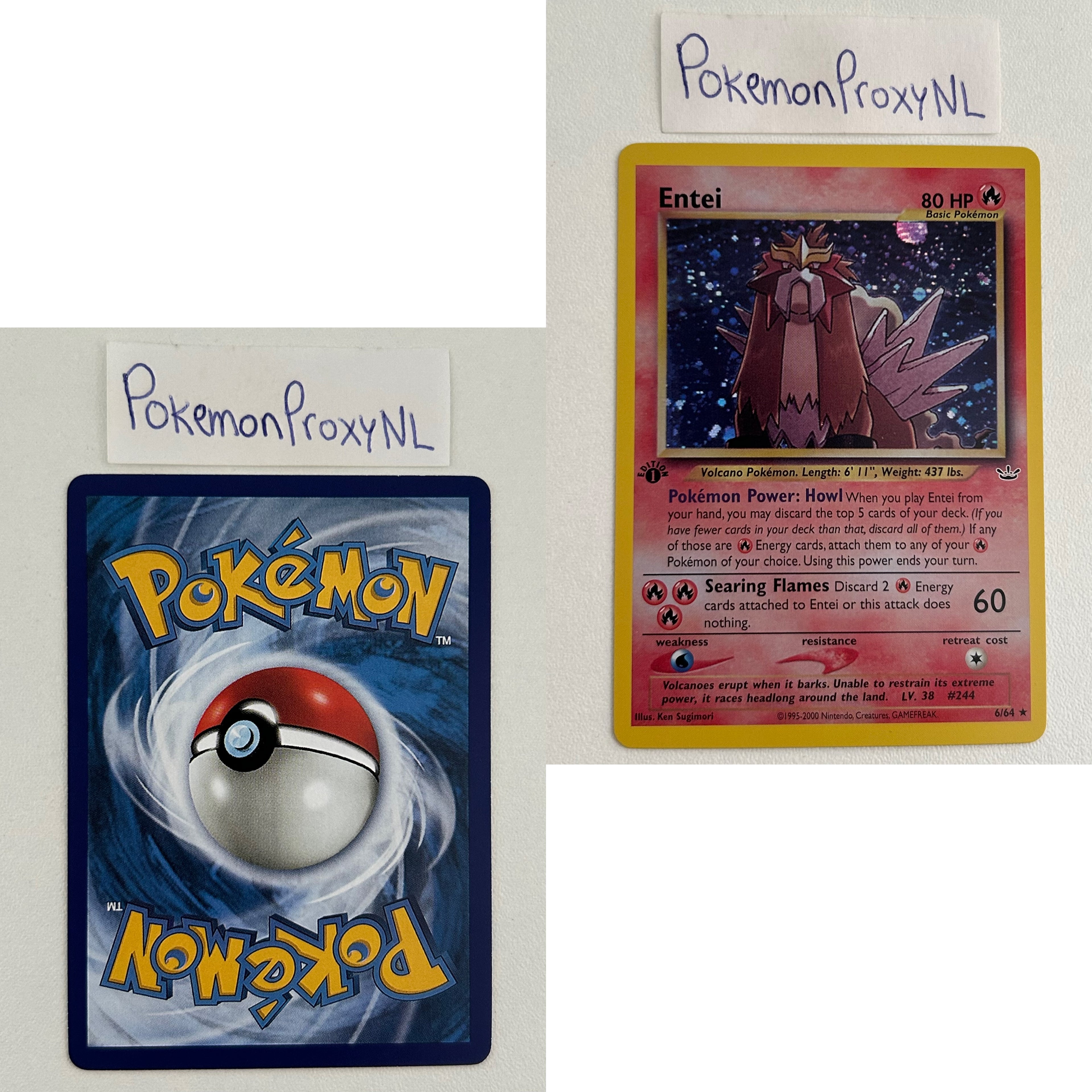 Neo Revelation Set (first edition) (NR) / 1/64 - 66/64 / 2001 / PROXY Pokémon TCG card(s)