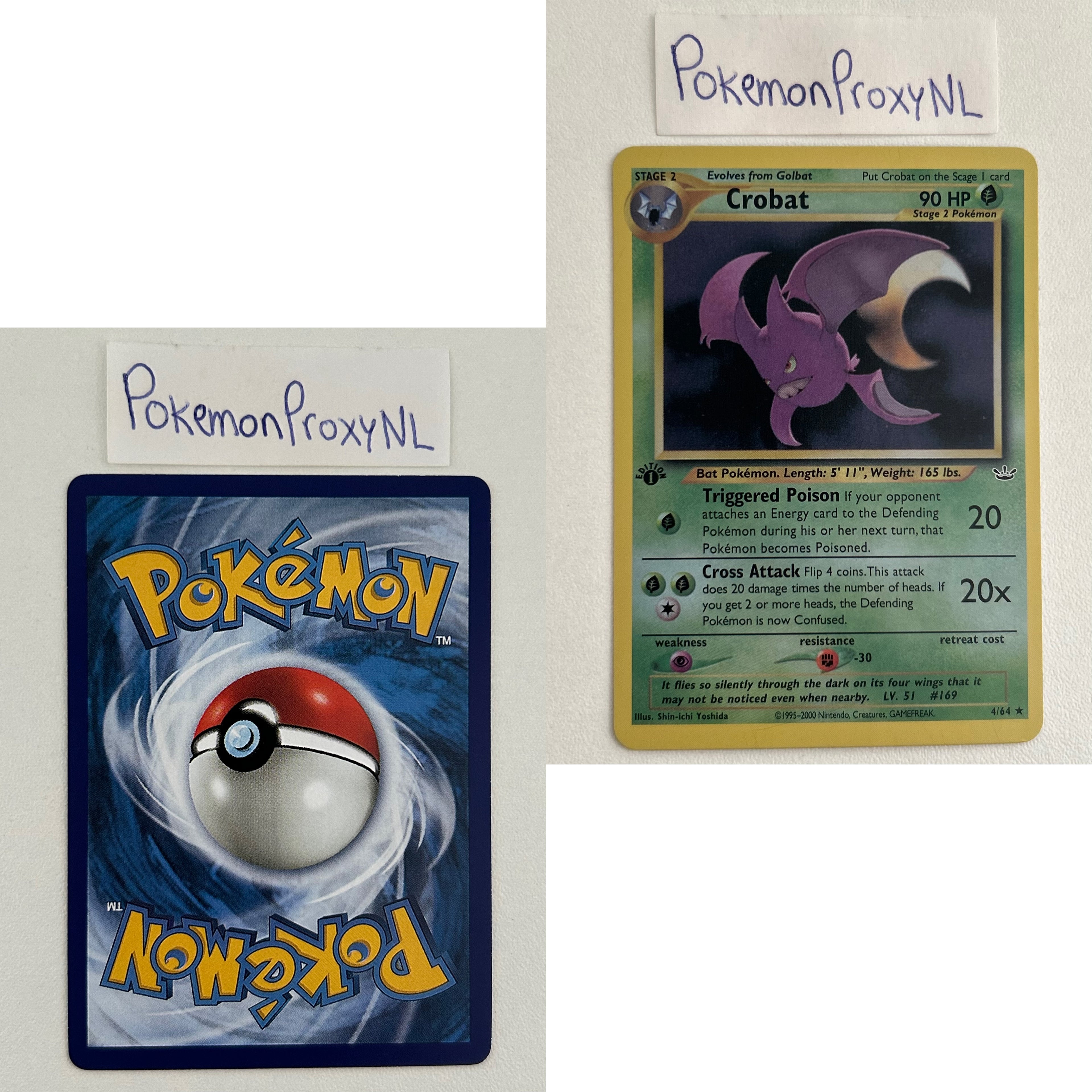 Neo Revelation Set (first edition) (NR) / 1/64 - 66/64 / 2001 / PROXY Pokémon TCG card(s)