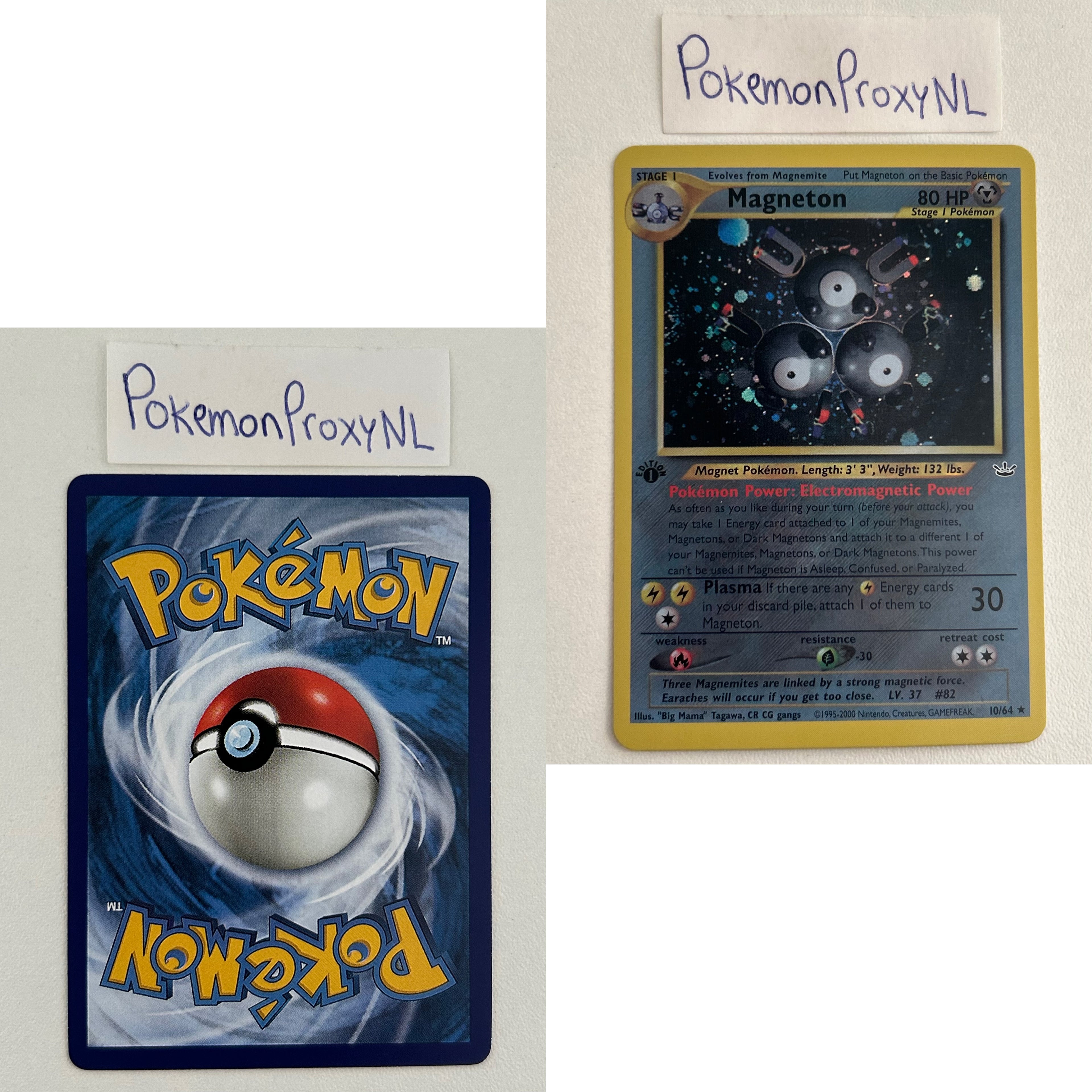 Neo Revelation Set (first edition) (NR) / 1/64 - 66/64 / 2001 / PROXY Pokémon TCG card(s)