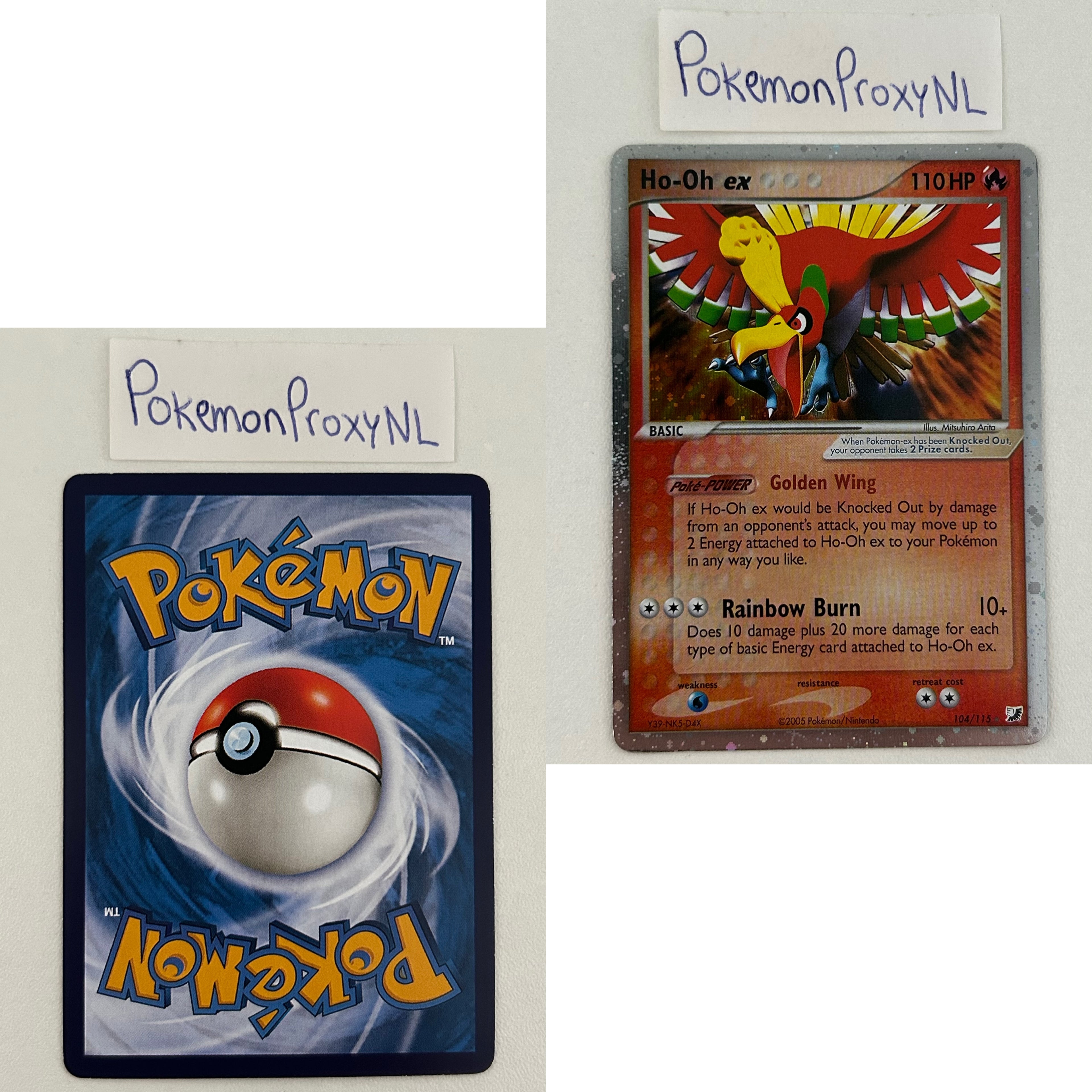 Unseen Forces Set (UF) / 1/115 - 117/115 / 2005 / PROXY Pokémon TCG card(s)