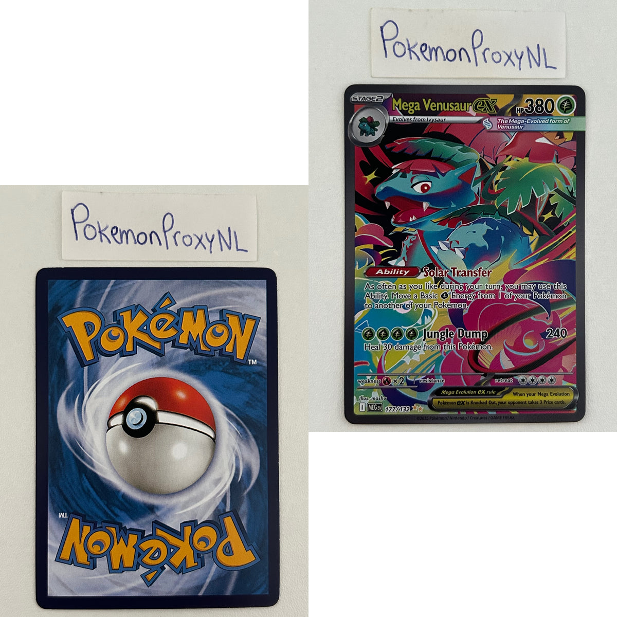 Mega Evolution Set (MEG) / 2025 / PROXY Pokémon TCG card(s)