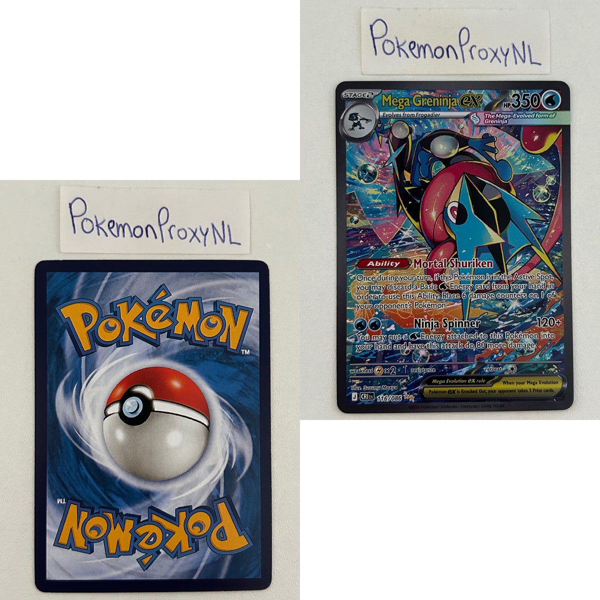 Chaos Rising Set (CRI) / 2026 / PROXY Pokémon TCG card(s)