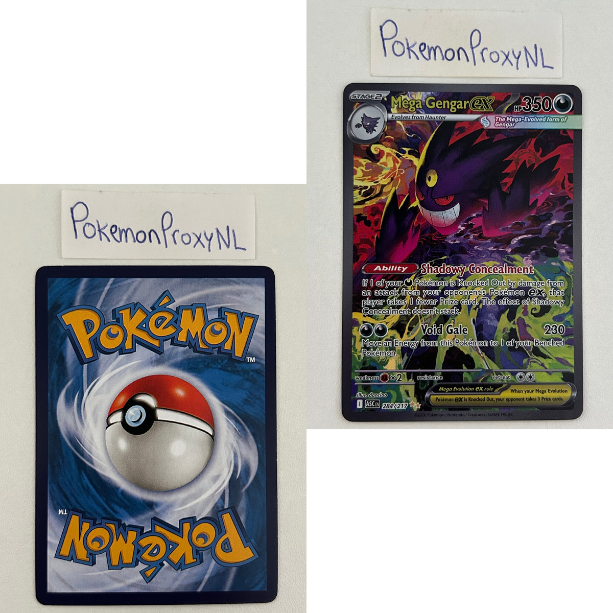 Ascended Heroes Set (ASC) / 2026 / PROXY Pokémon TCG card(s)