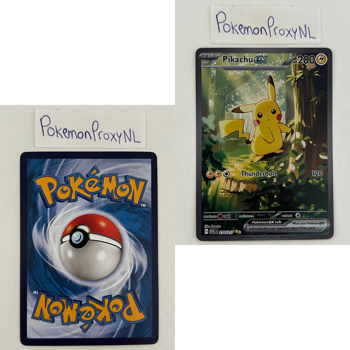 Ascended Heroes Set (ASC) / 2026 / PROXY Pokémon TCG card(s)