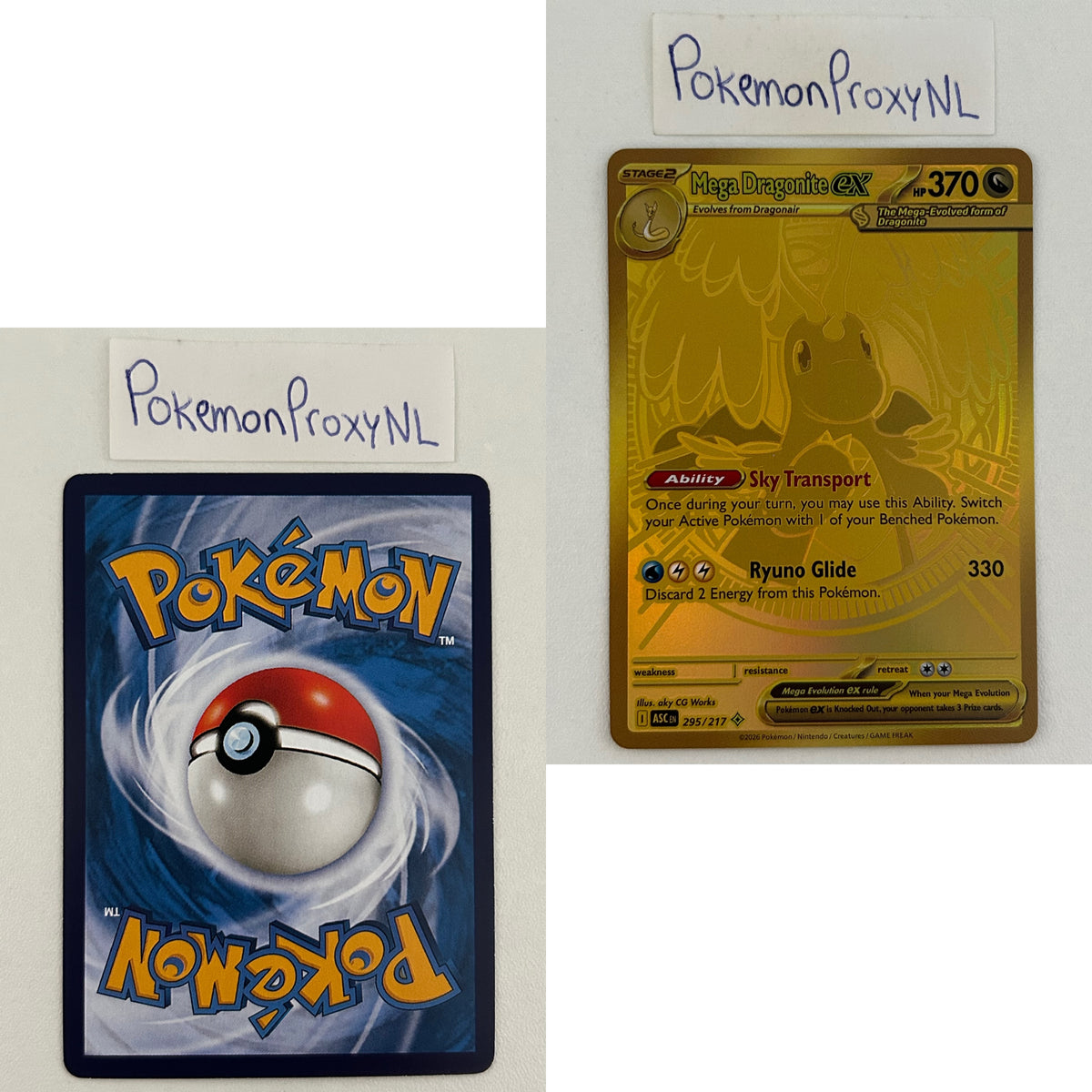 Ascended Heroes Set (ASC) / 2026 / PROXY Pokémon TCG card(s)