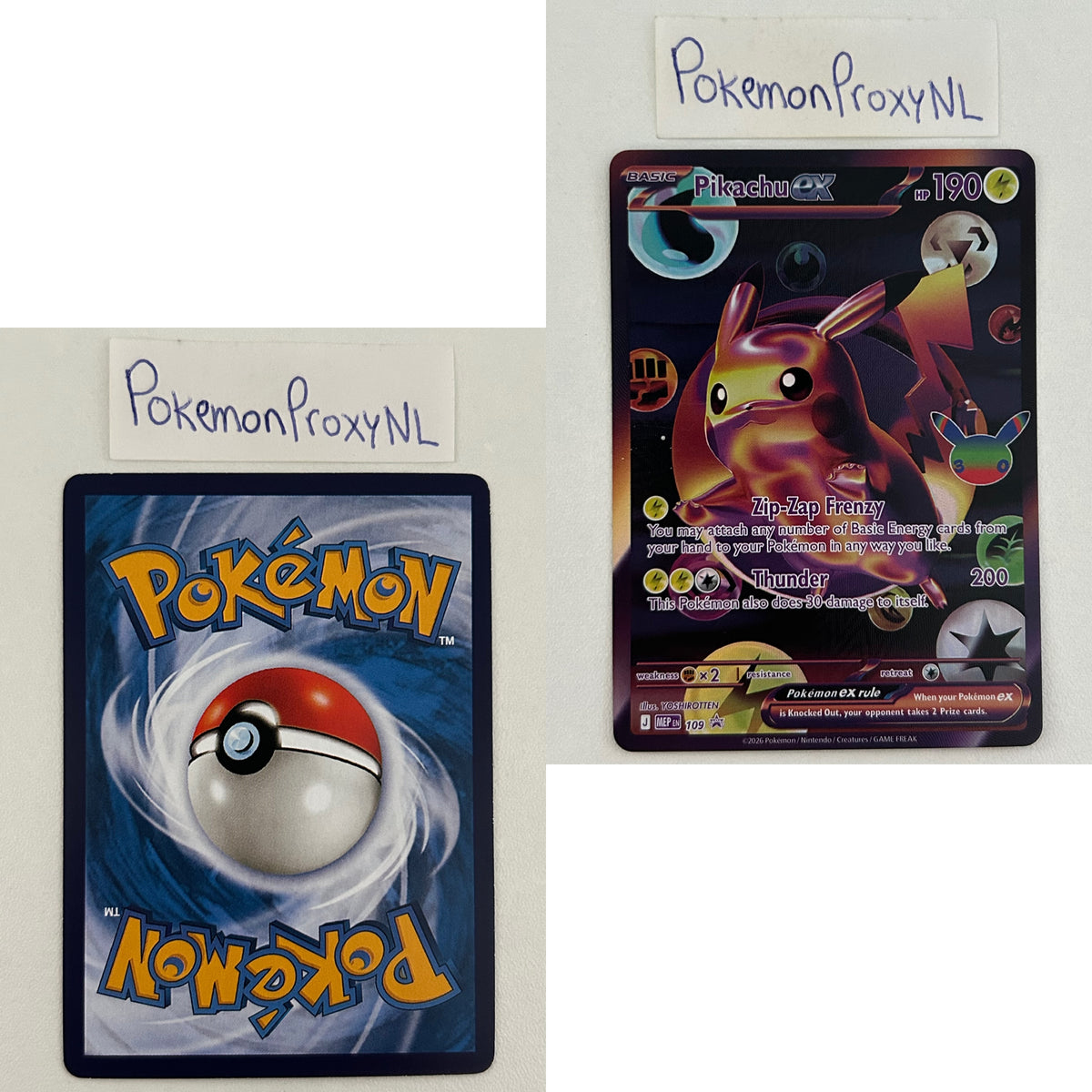 Mega Evolution Black Star Promos Set (MEP) / 2025-2026 / PROXY Pokémon TCG card(s)