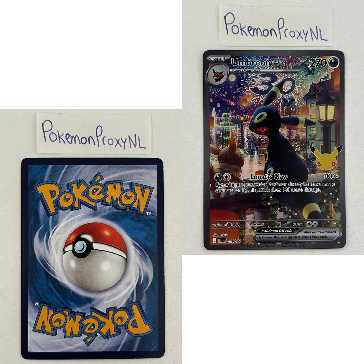 Mega Evolution Black Star Promos Set (MEP) / 2025-2026 / PROXY Pokémon TCG card(s)