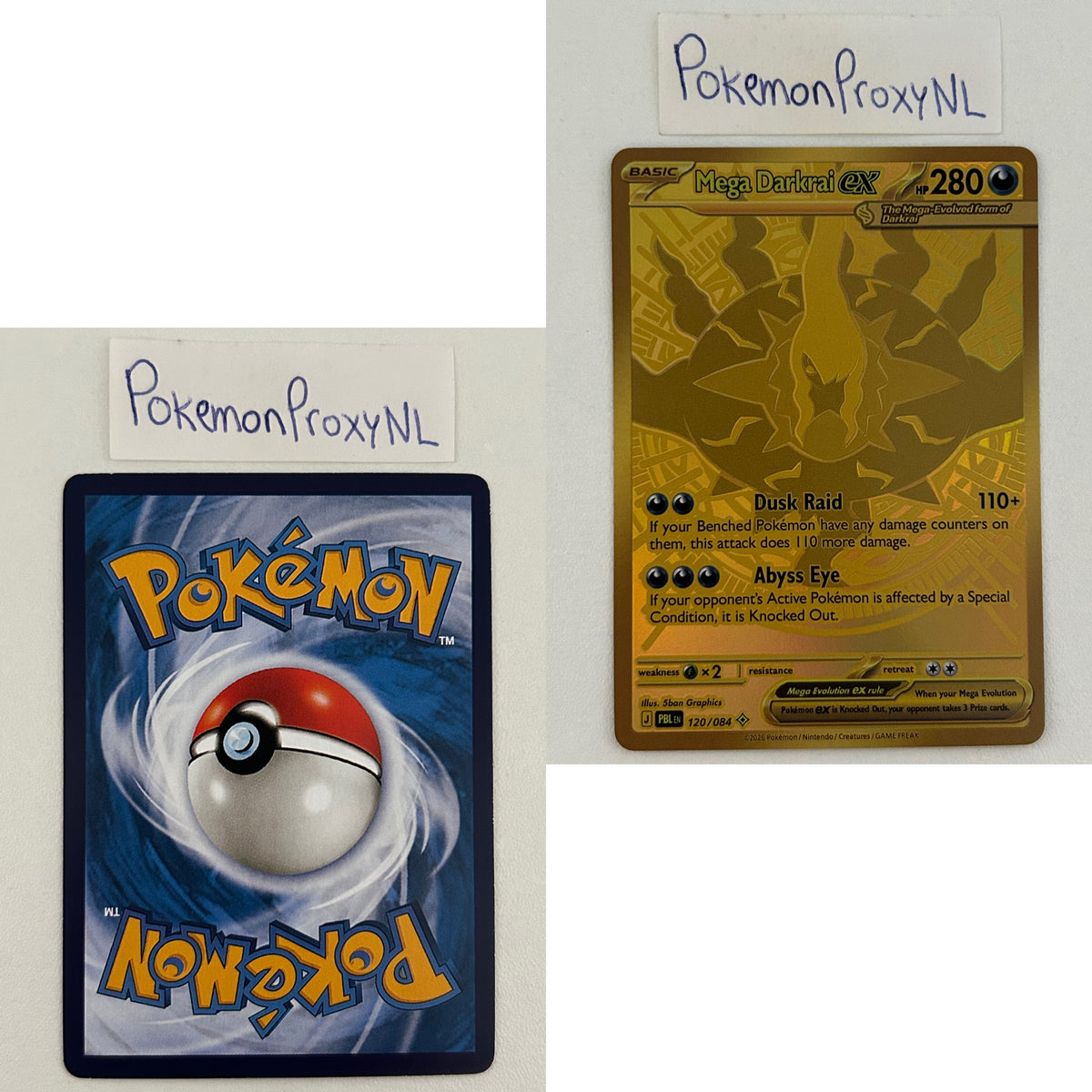 Pitch Black Set (PBL) / 2026 / PROXY Pokémon TCG card(s)