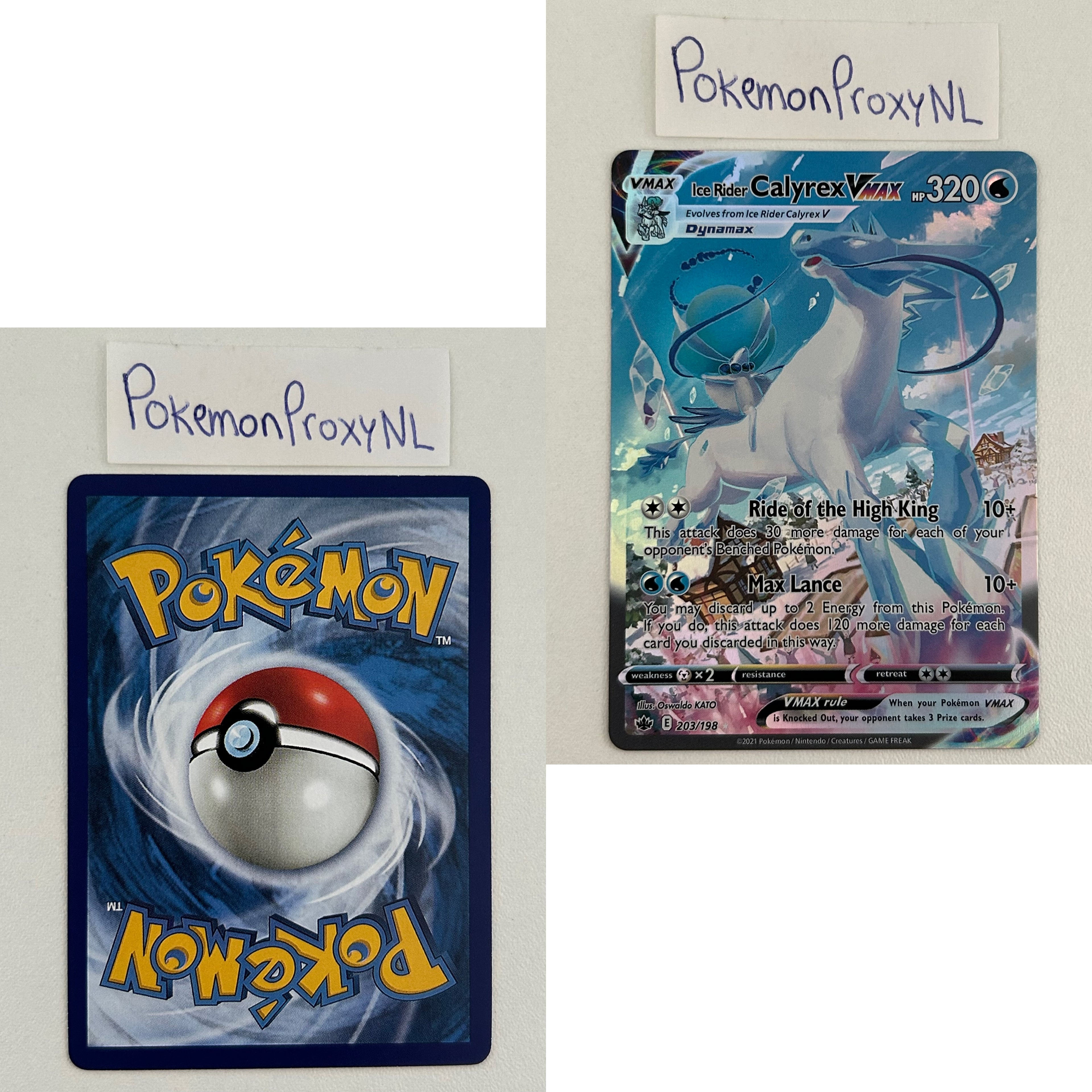 Chilling Reign Set (CRE) / 001/198 - 233/198 / 2021 / PROXY Pokémon TCG card(s)