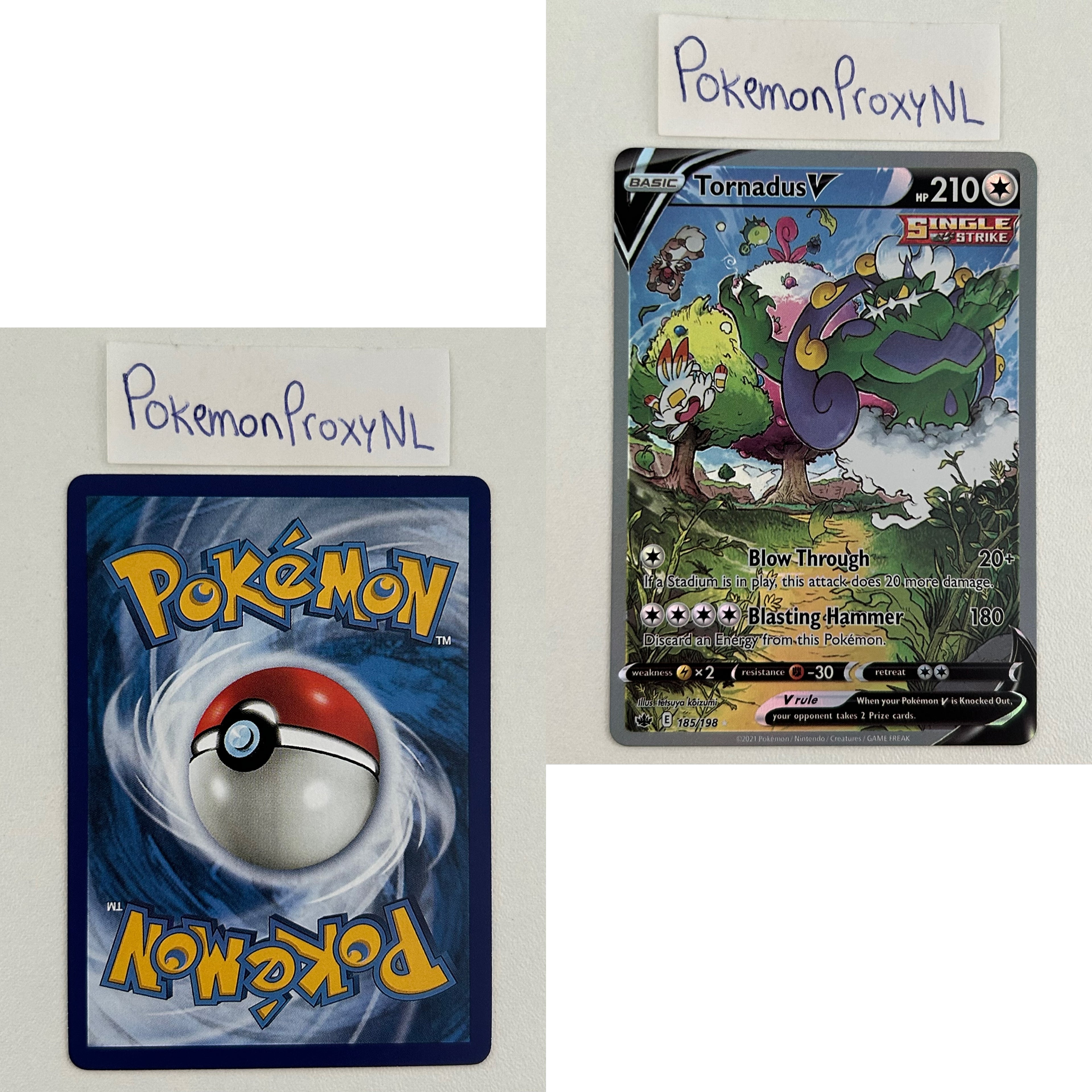 Chilling Reign Set (CRE) / 001/198 - 233/198 / 2021 / PROXY Pokémon TCG card(s)