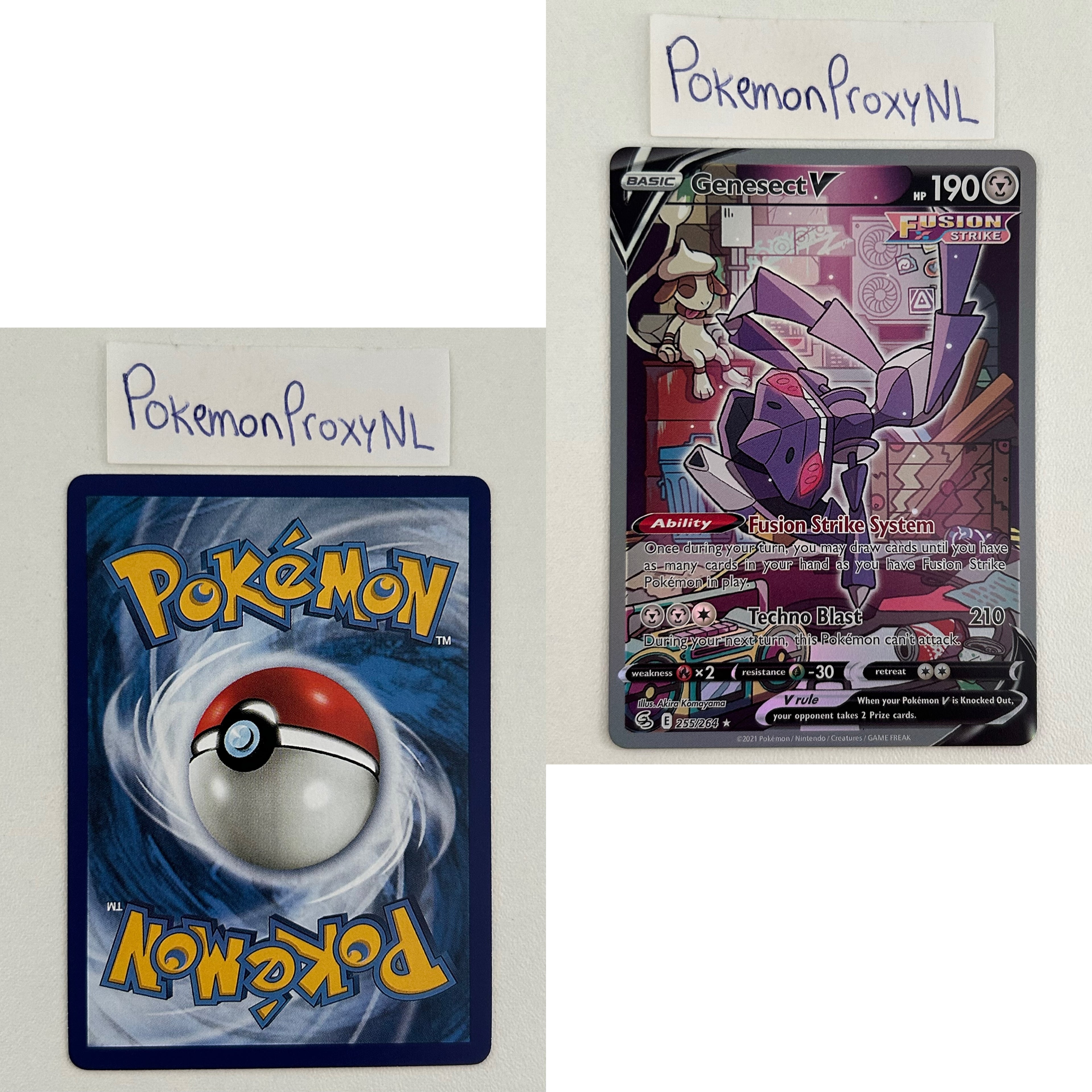 Fusion Strike Set (FST) / 001/264 - 284/264 / 2021 / PROXY Pokémon TCG card(s)