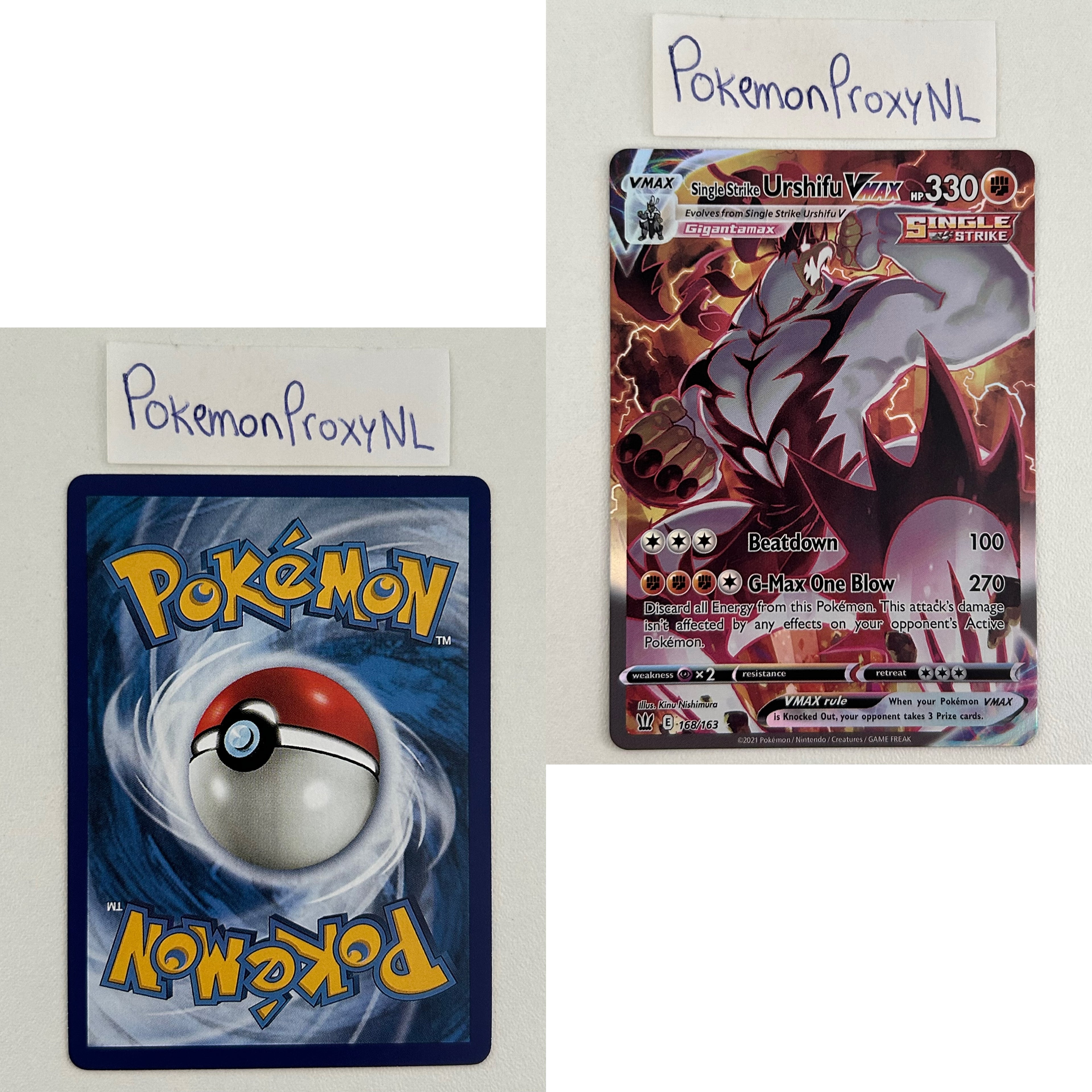Battle Styles Set (BST) / 001/163 - 183/163 / 2021 / PROXY Pokémon TCG card(s)