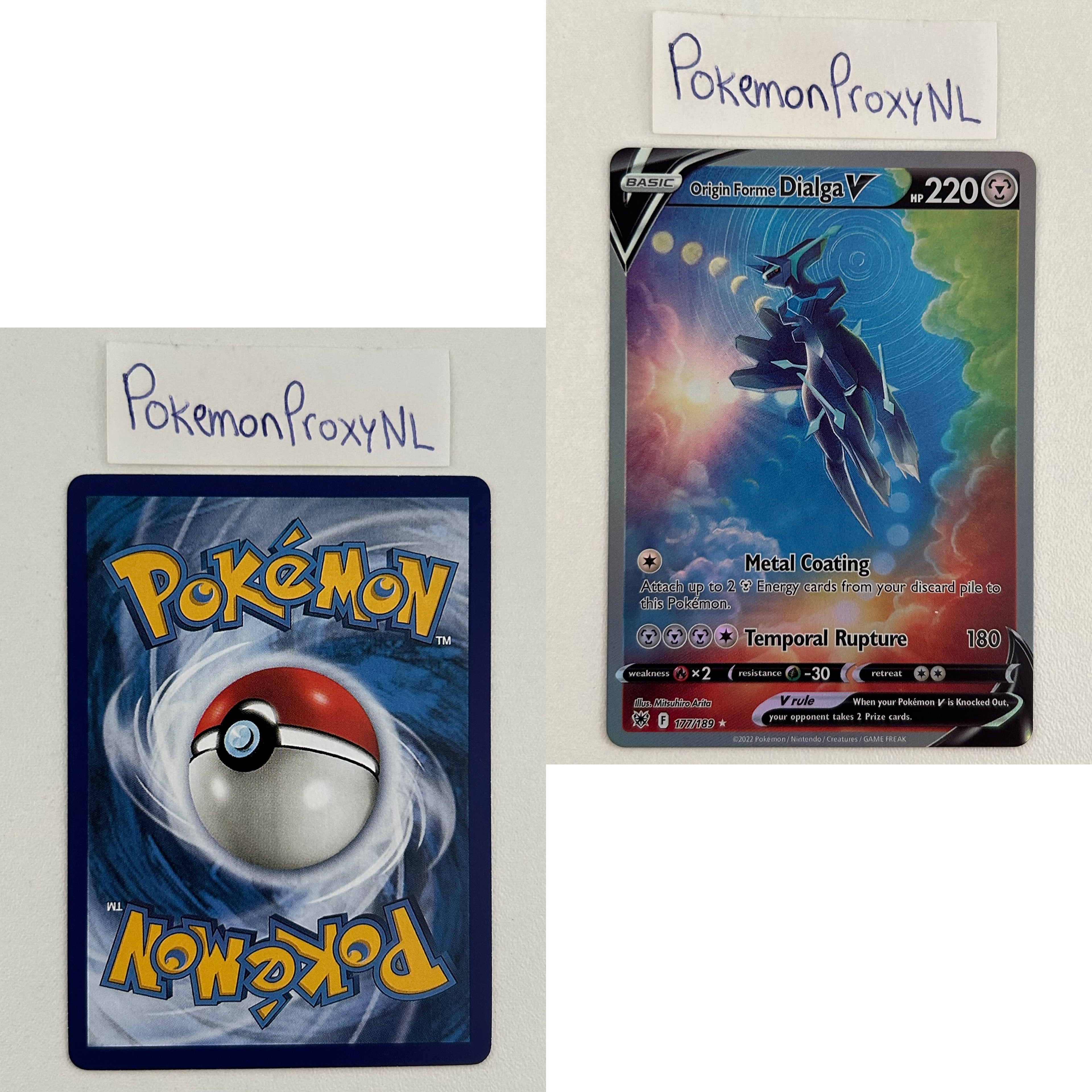 Astral Radiance Set (ASR) / 001/189 - TG30/TG30 / 2022 / PROXY Pokémon TCG card(s)