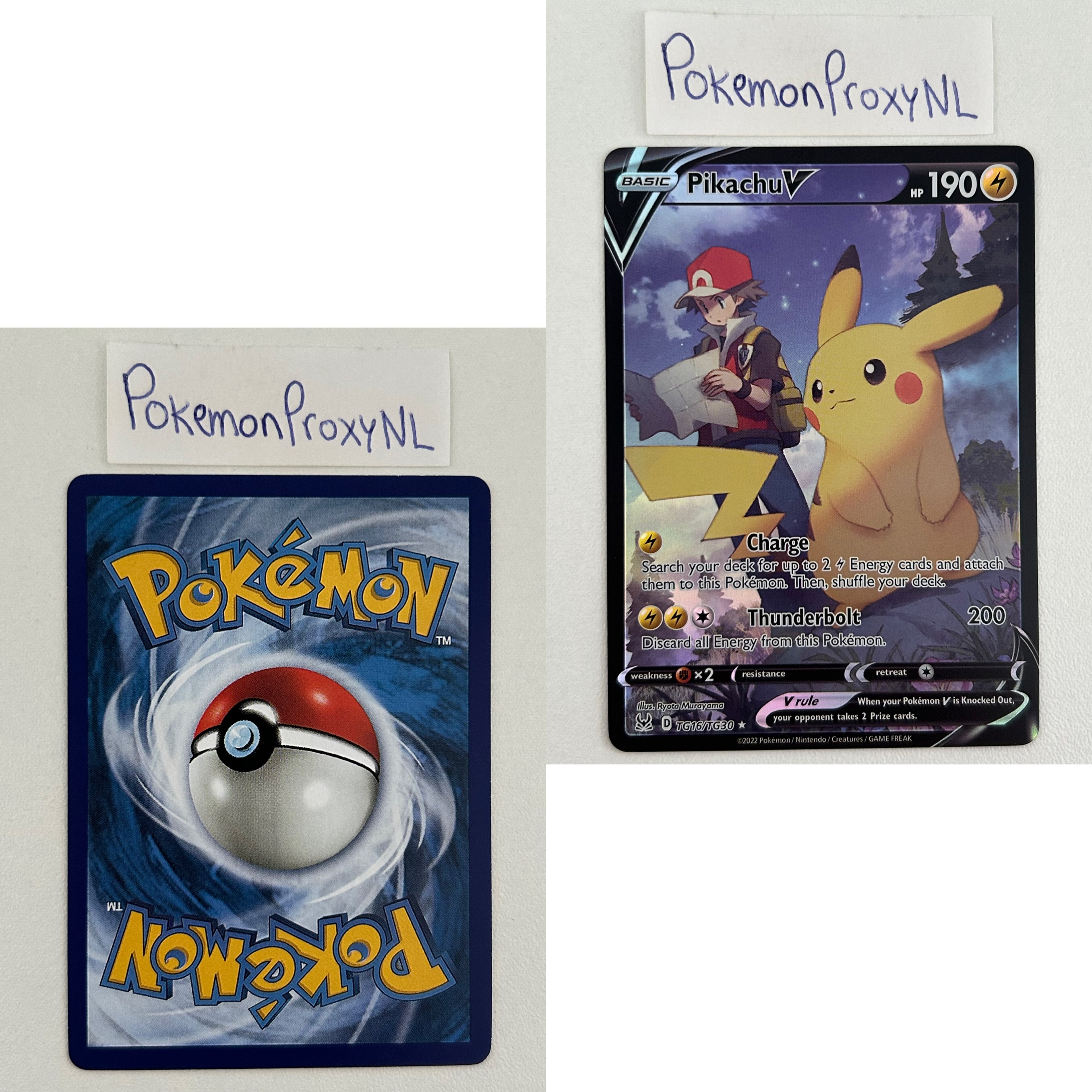 Lost Origins Set (LOR) / 001/196 - TG30/TG30 / 2022 / PROXY Pokémon TCG card(s)