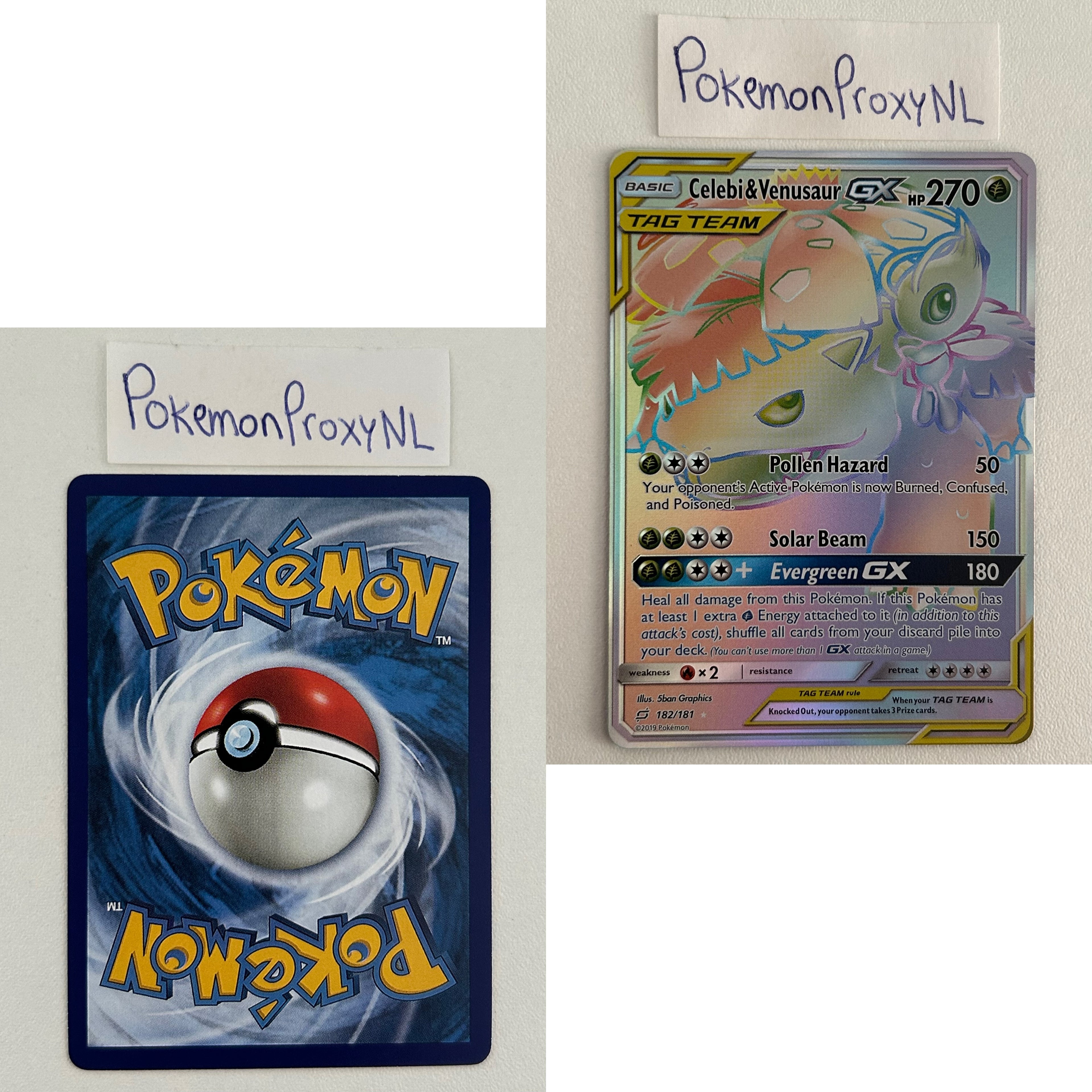 Team Up Set (TEU) / 1/181 - 196/181 / 2019 / PROXY Pokémon TCG card(s)