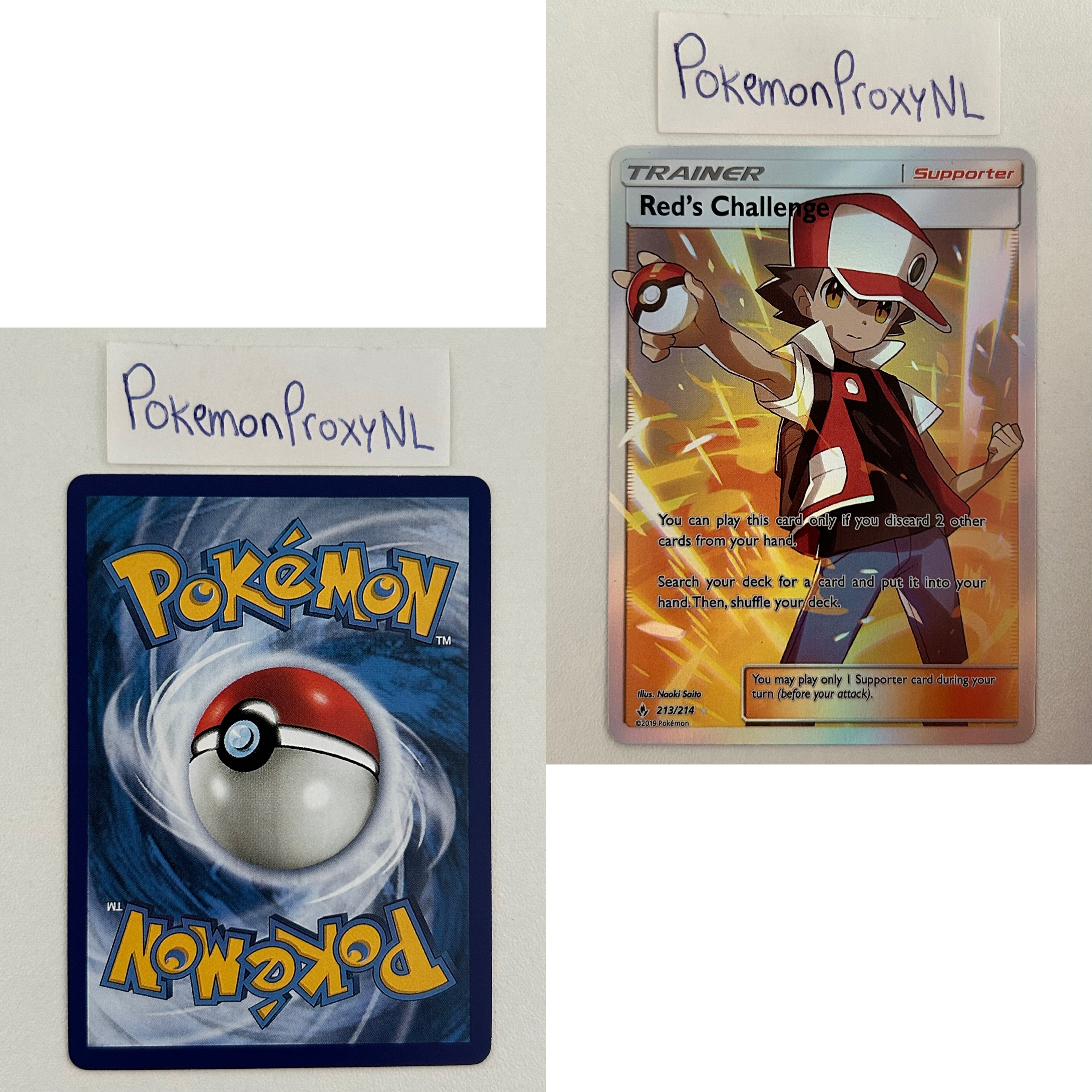 Unbroken Bonds Set (UNB) / 1/214 - 195a/214 / 2019 / PROXY Pokémon TCG card(s)