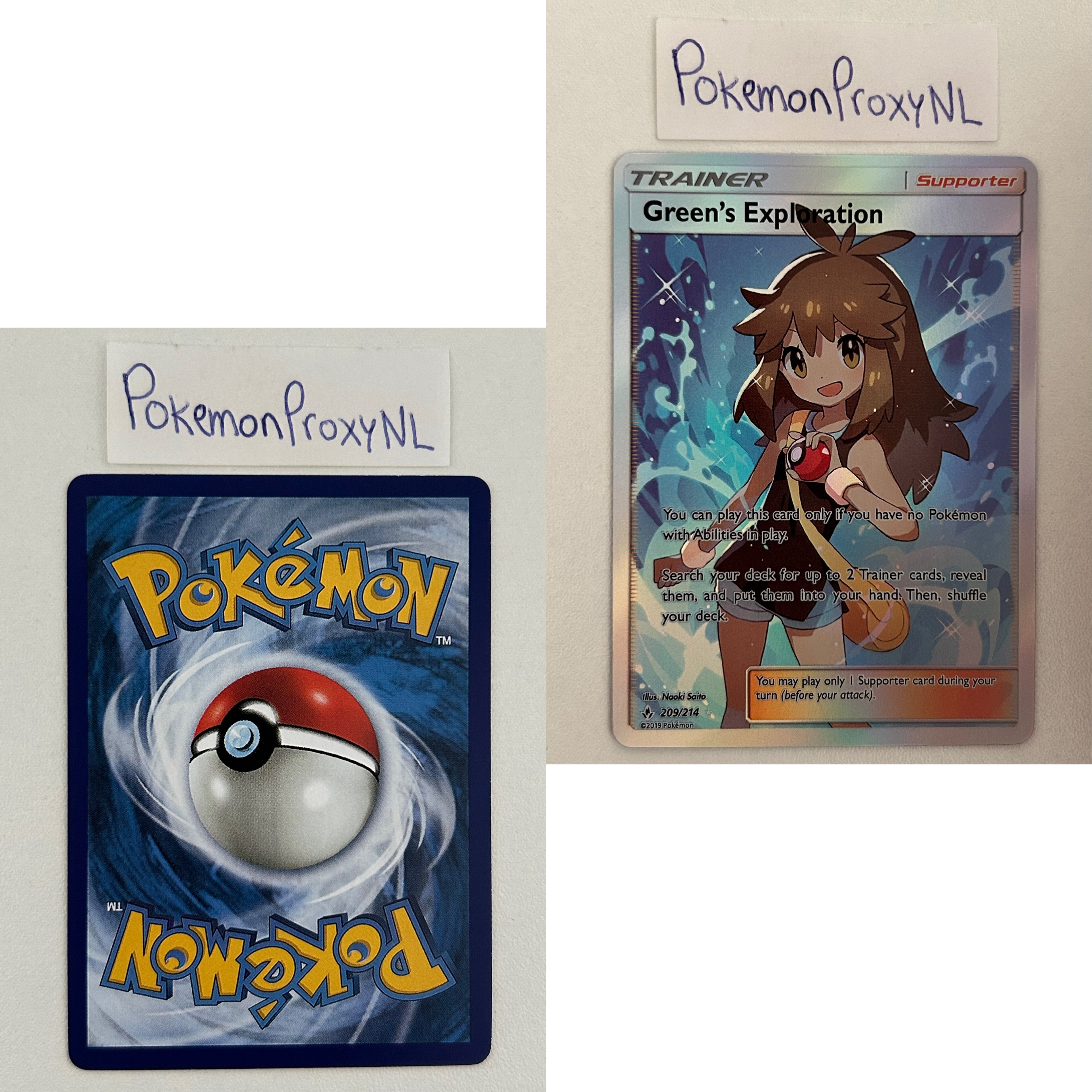 Unbroken Bonds Set (UNB) / 1/214 - 195a/214 / 2019 / PROXY Pokémon TCG card(s)