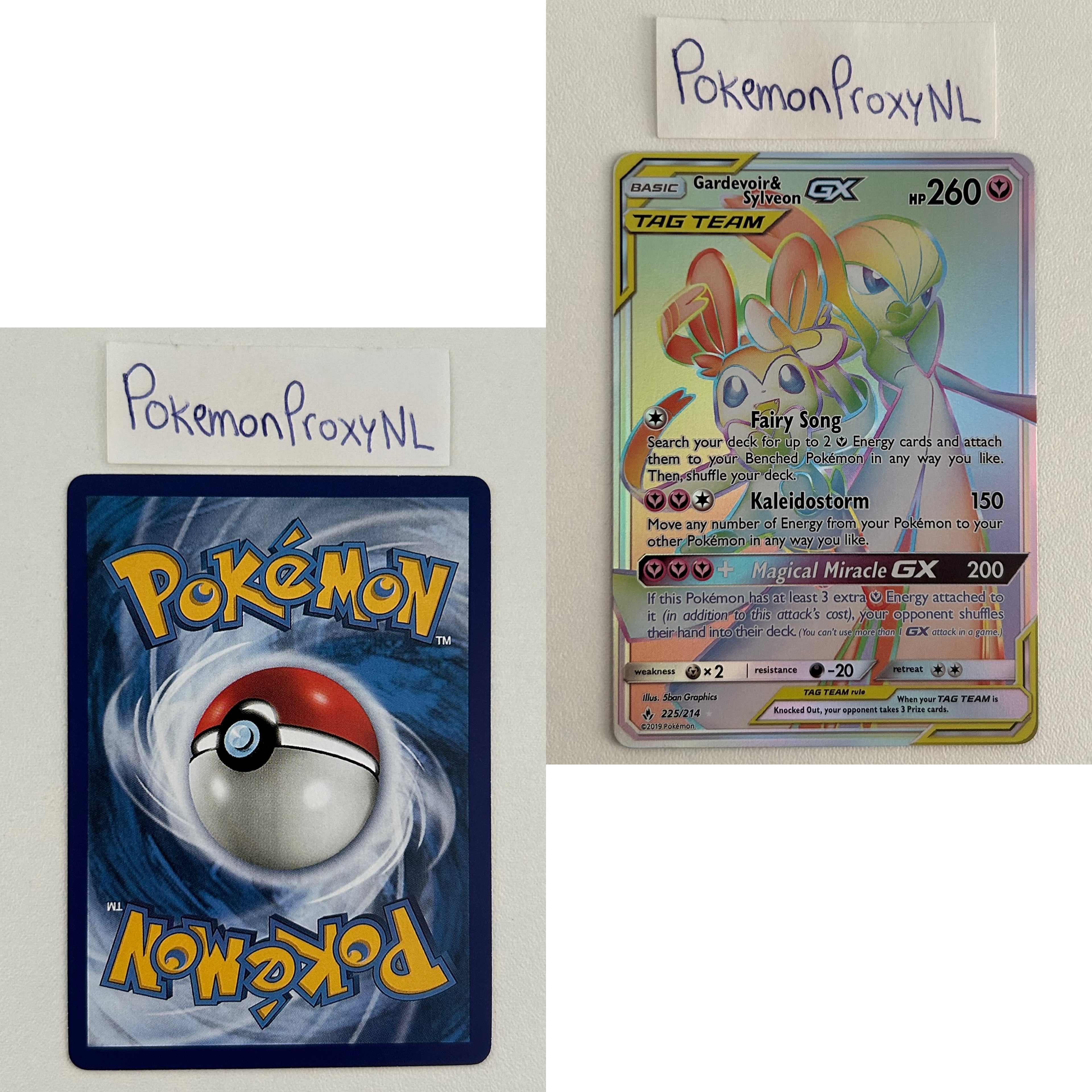 Unbroken Bonds Set (UNB) / 1/214 - 195a/214 / 2019 / PROXY Pokémon TCG card(s)