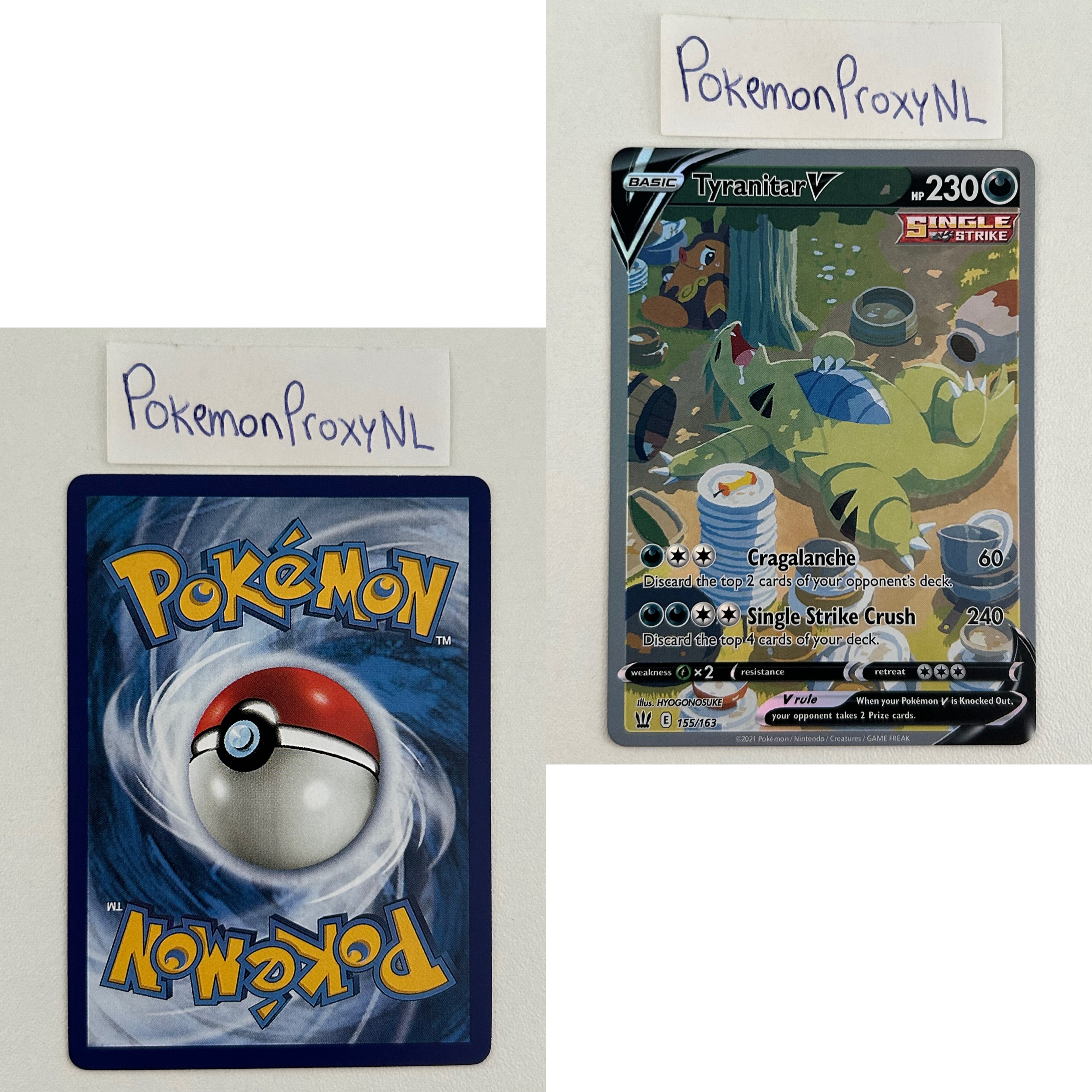 Battle Styles Set (BST) / 001/163 - 183/163 / 2021 / PROXY Pokémon TCG card(s)