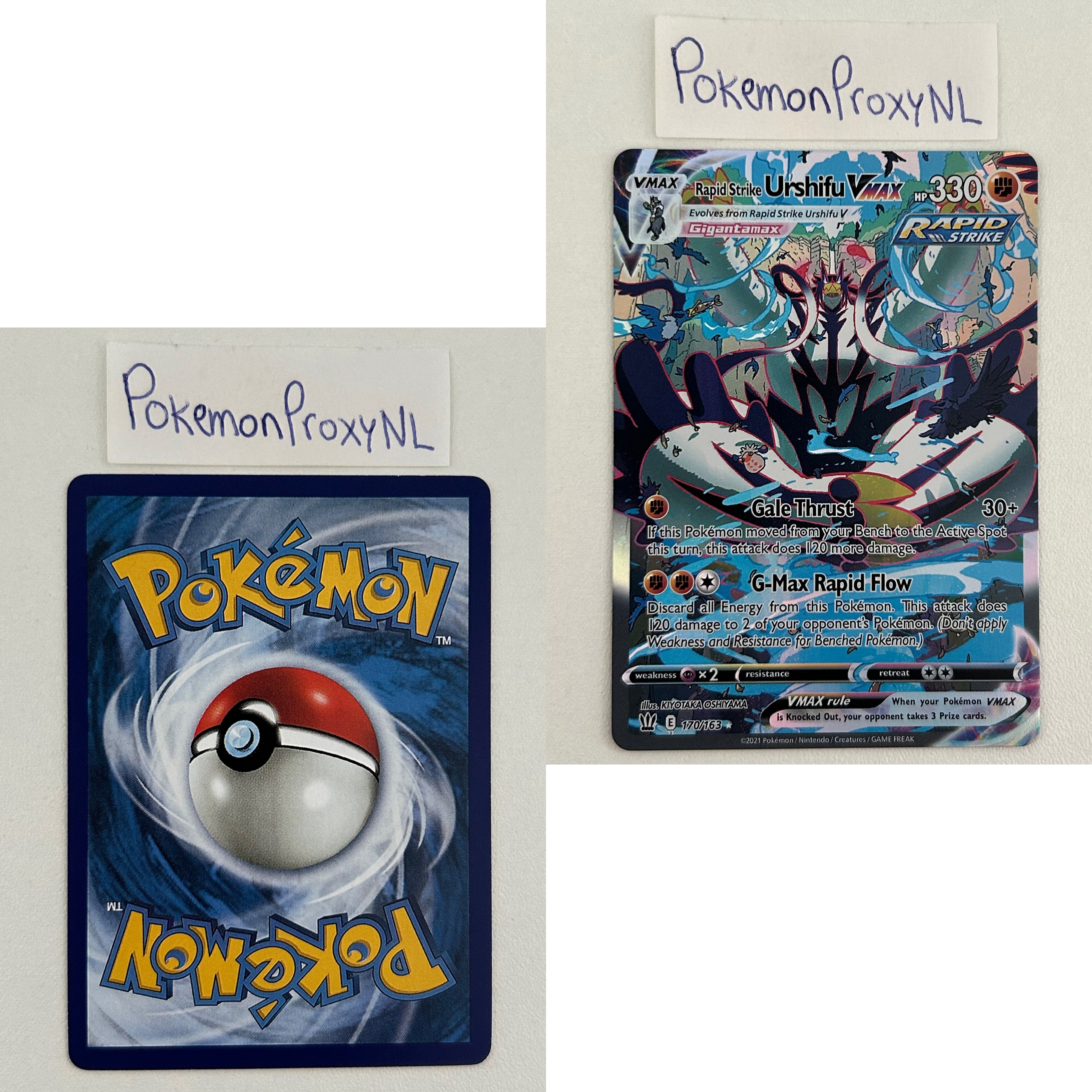Battle Styles Set (BST) / 001/163 - 183/163 / 2021 / PROXY Pokémon TCG card(s)