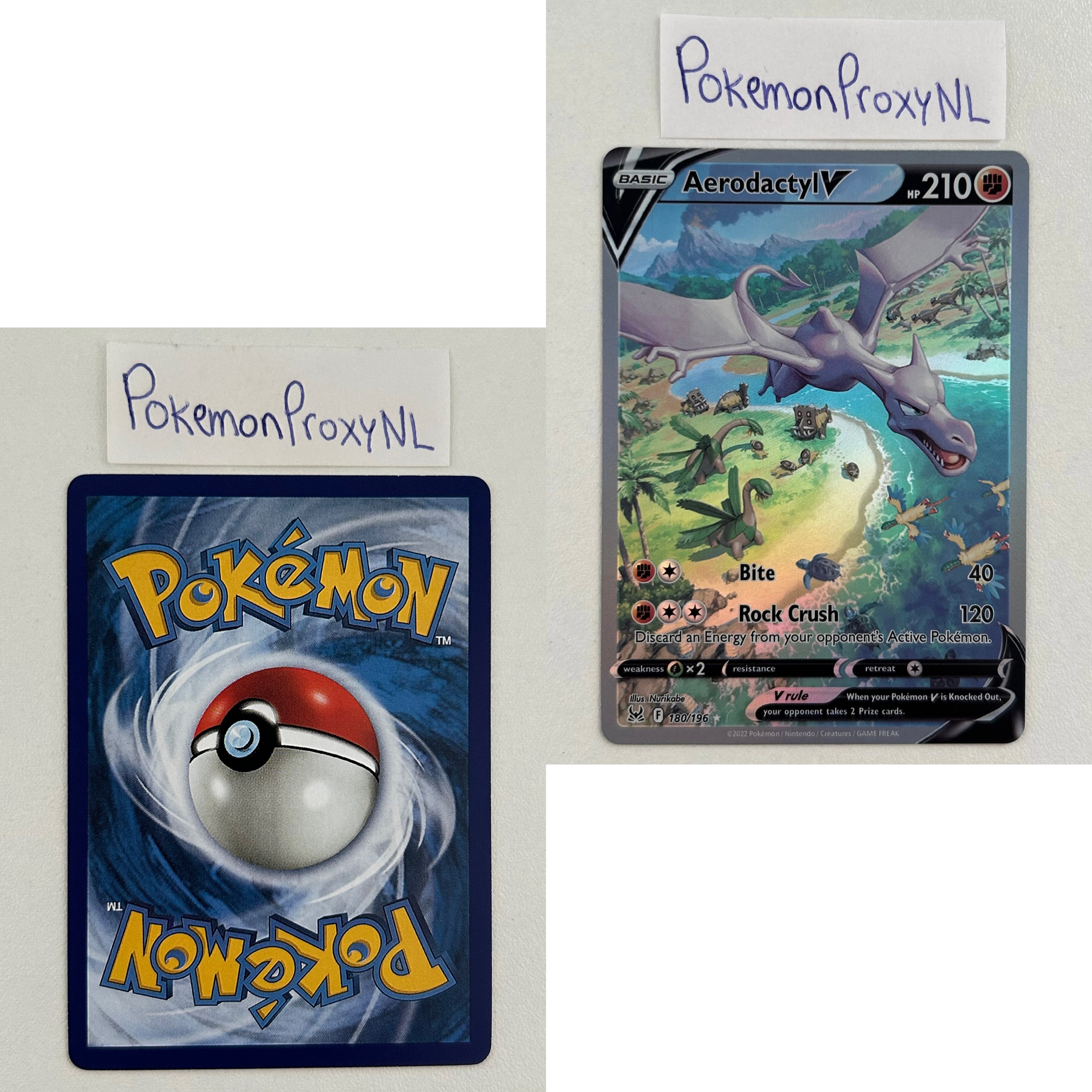 Lost Origins Set (LOR) / 001/196 - TG30/TG30 / 2022 / PROXY Pokémon TCG card(s)