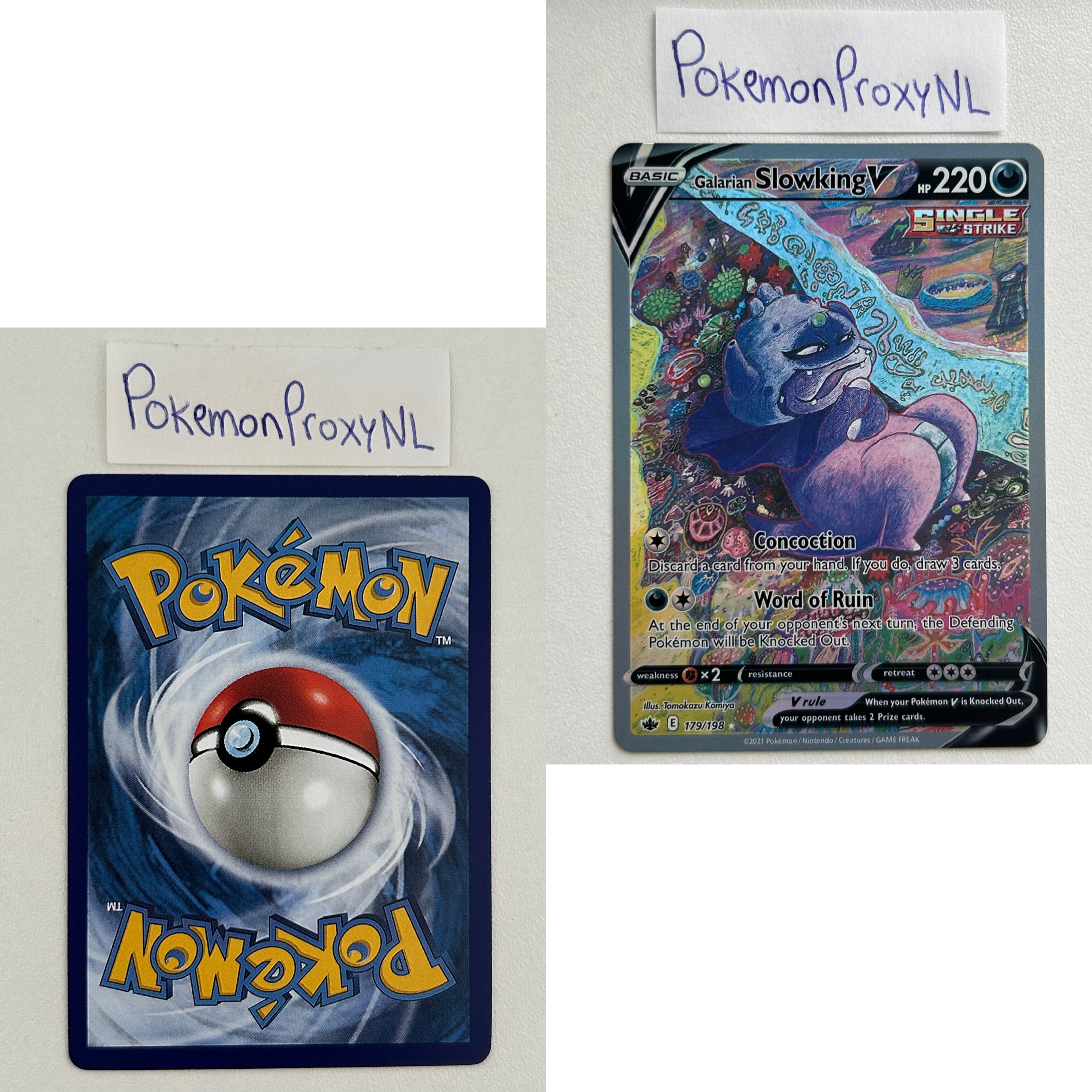 Chilling Reign Set (CRE) / 001/198 - 233/198 / 2021 / PROXY Pokémon TCG card(s)