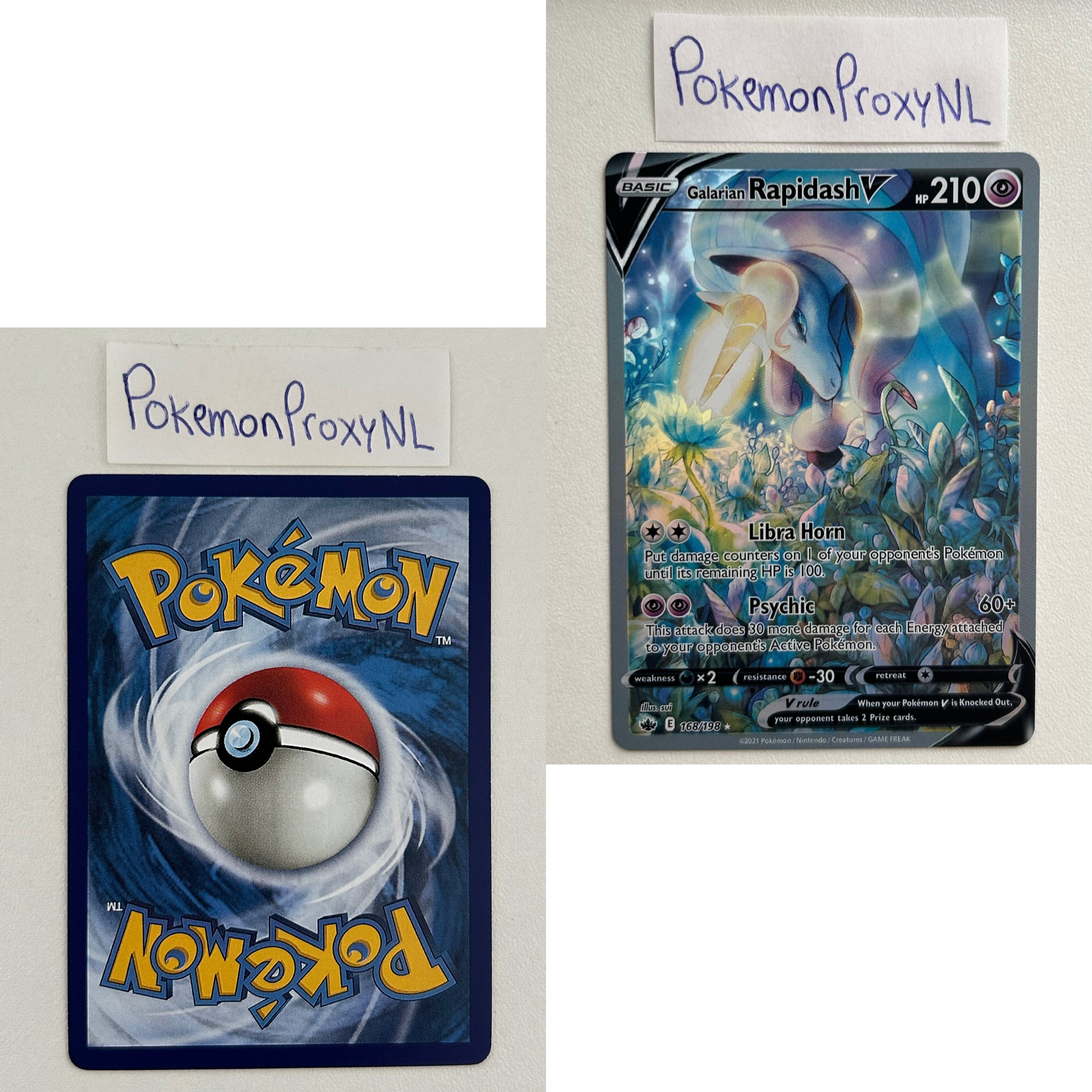 Chilling Reign Set (CRE) / 001/198 - 233/198 / 2021 / PROXY Pokémon TCG card(s)