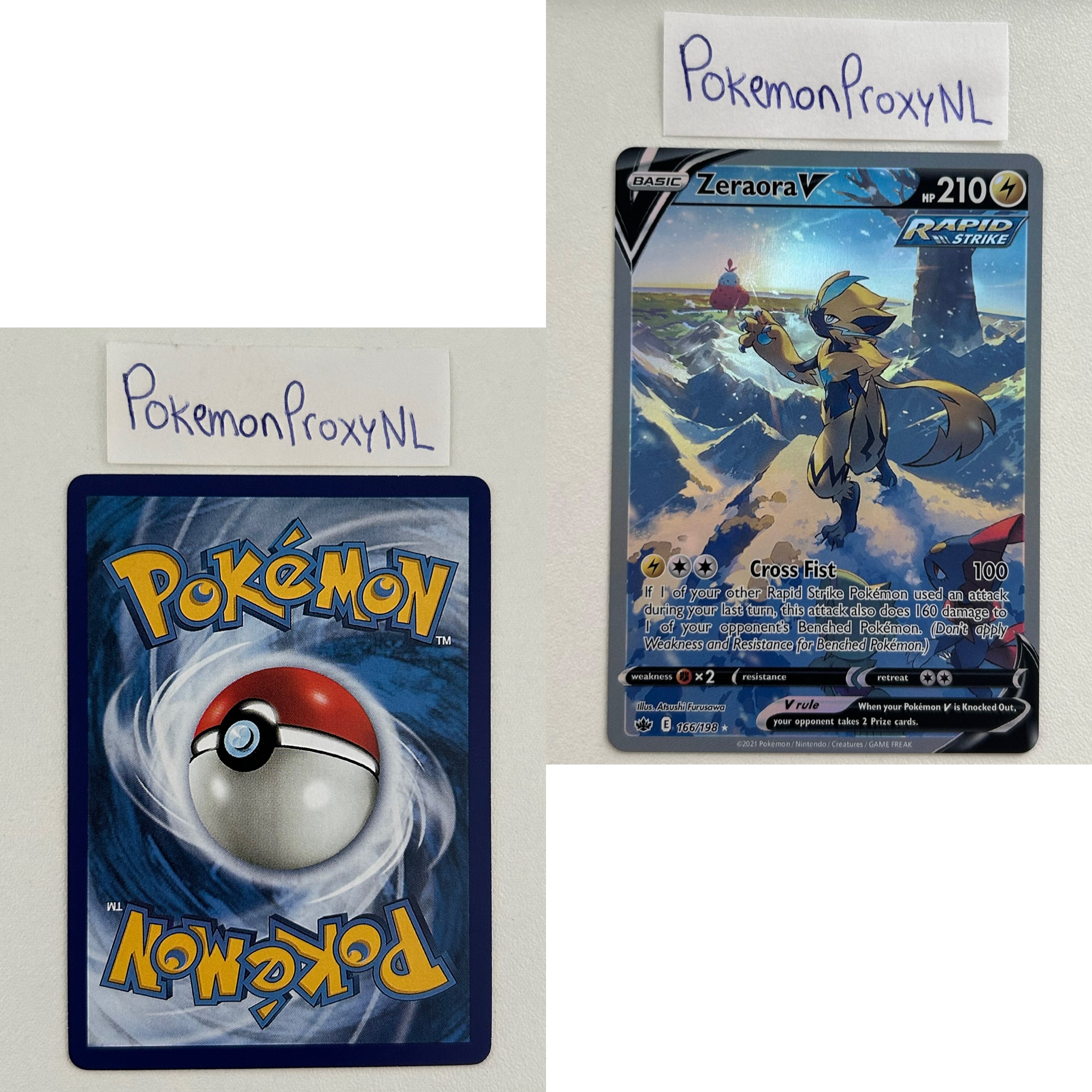 Chilling Reign Set (CRE) / 001/198 - 233/198 / 2021 / PROXY Pokémon TCG card(s)