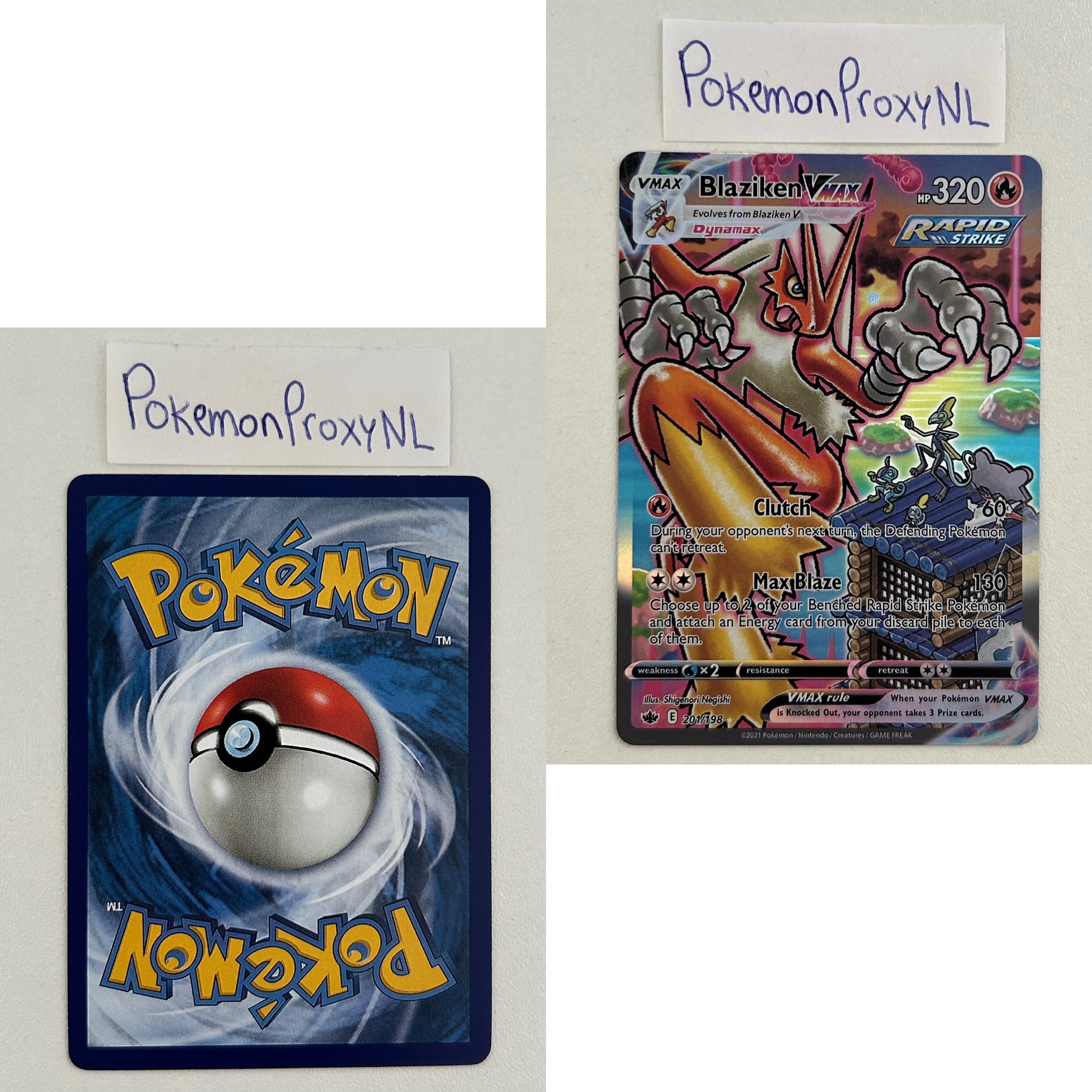 Chilling Reign Set (CRE) / 001/198 - 233/198 / 2021 / PROXY Pokémon TCG card(s)