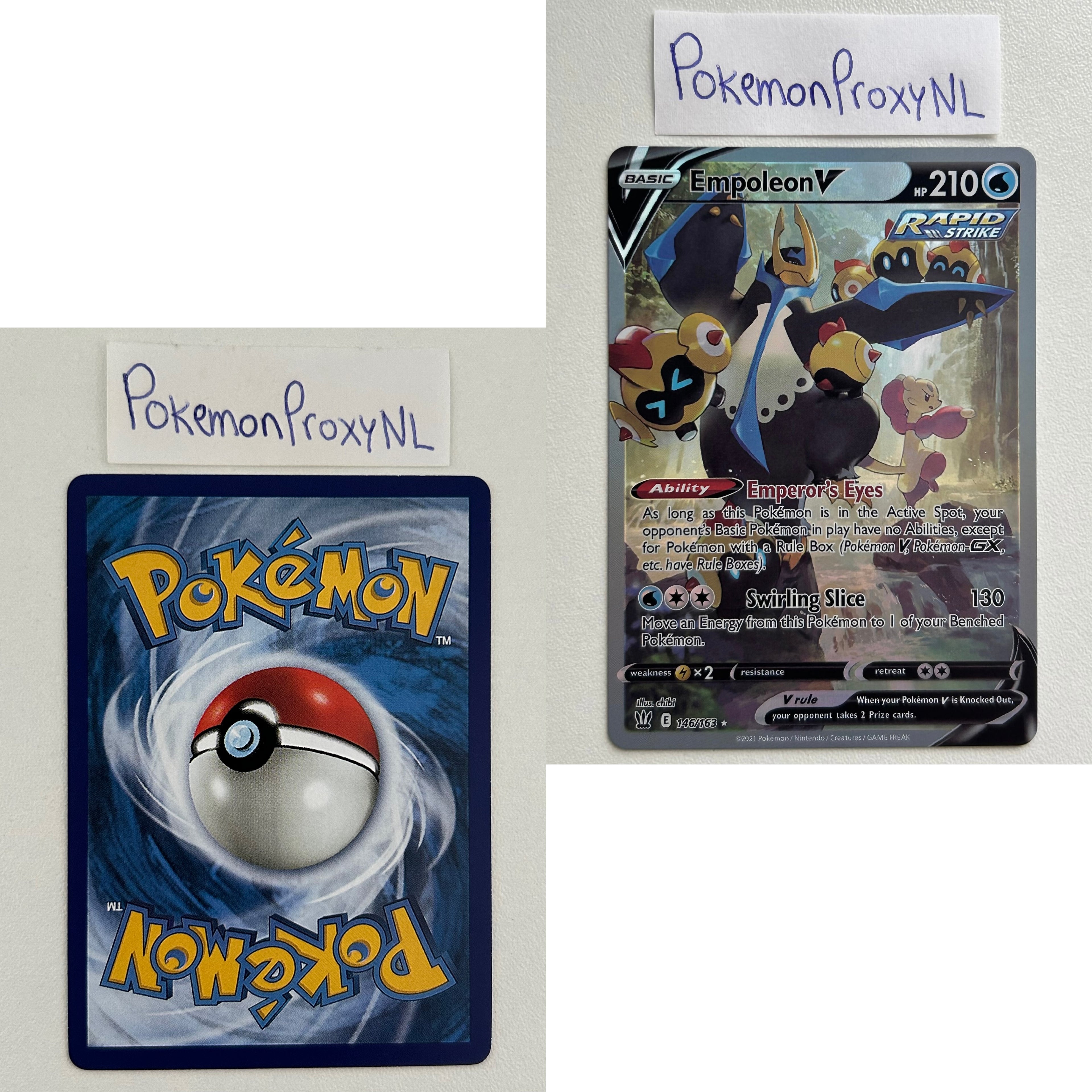 Battle Styles Set (BST) / 001/163 - 183/163 / 2021 / PROXY Pokémon TCG card(s)