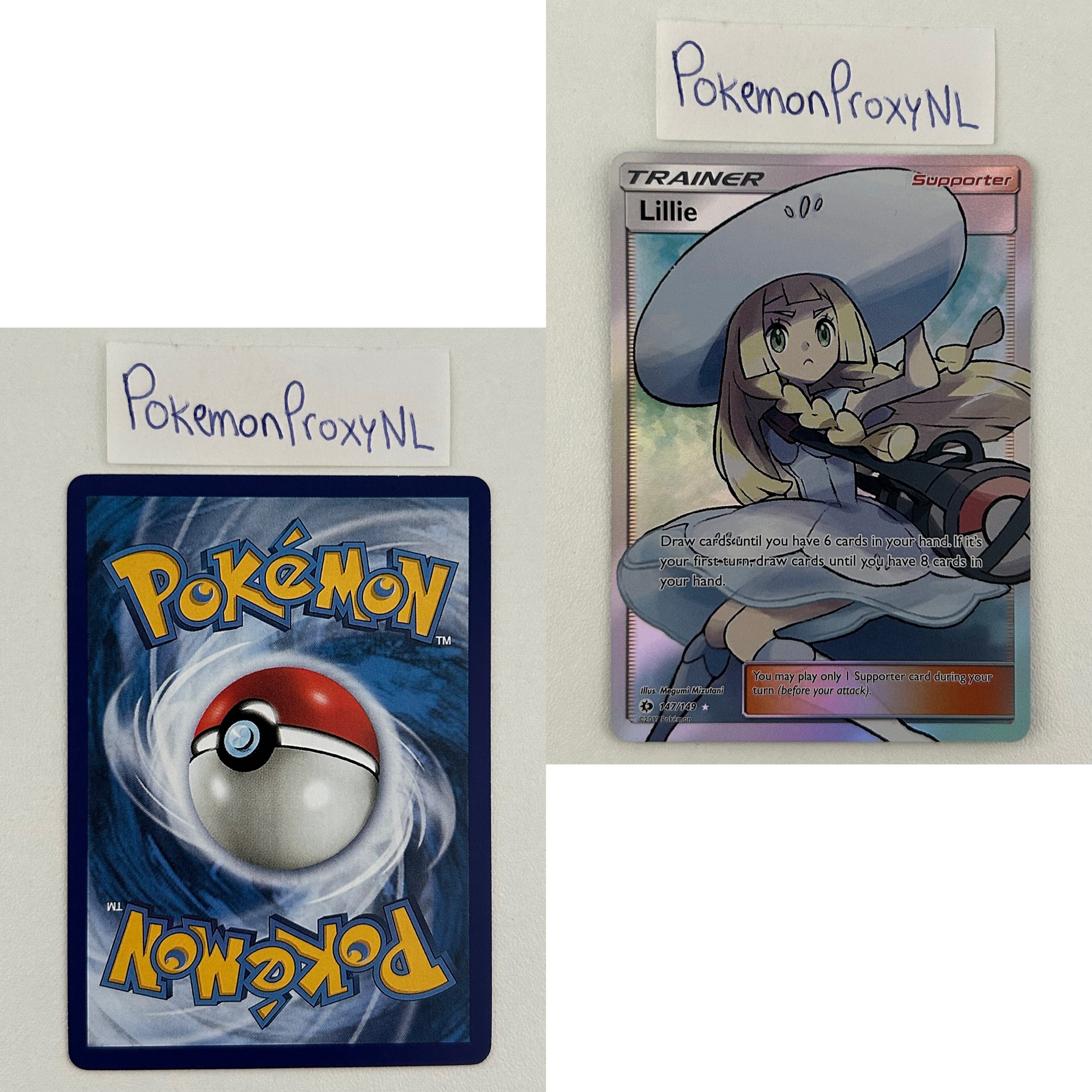 Sun & Moon Set (SUM) / 1/149 - 163/149 / 2017-2019 / PROXY Pokémon TCG card(s)