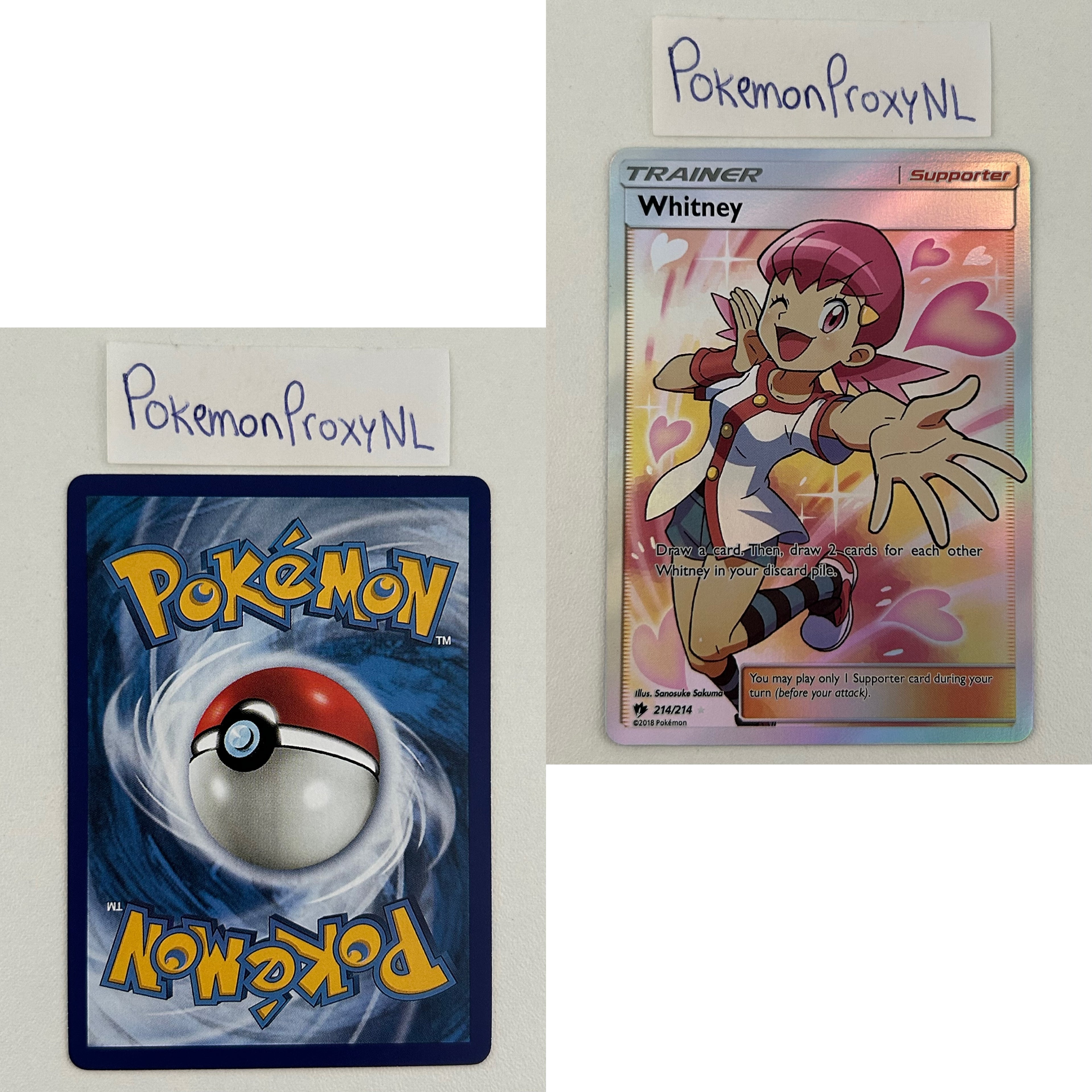 Lost Thunder Set (LOT) / 1/214 - 236/214 / 2018 / PROXY Pokémon TCG card(s)