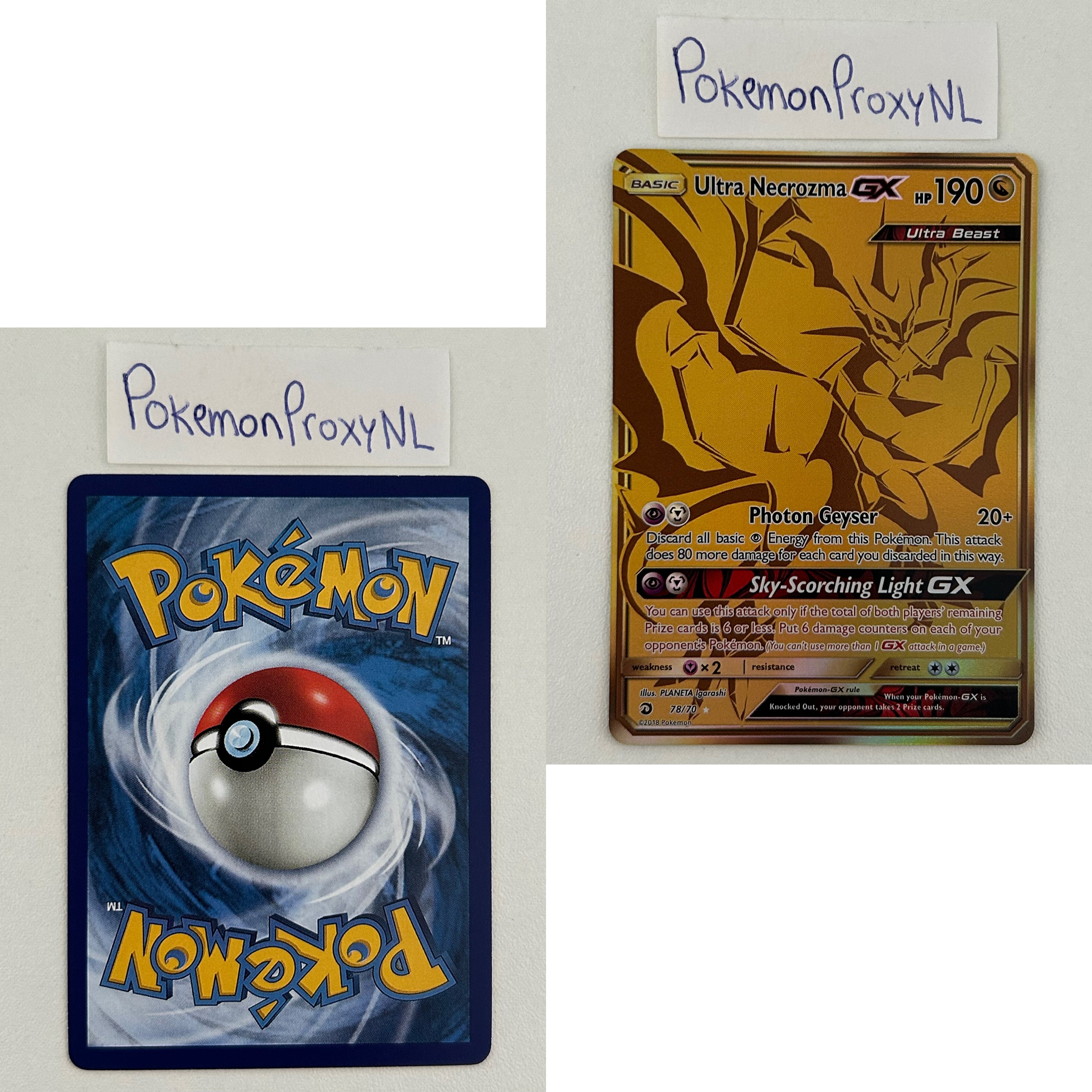 Dragon Majesty Set (DRM) / 1/70 - 78/70 / 2018 / PROXY Pokémon TCG card(s)