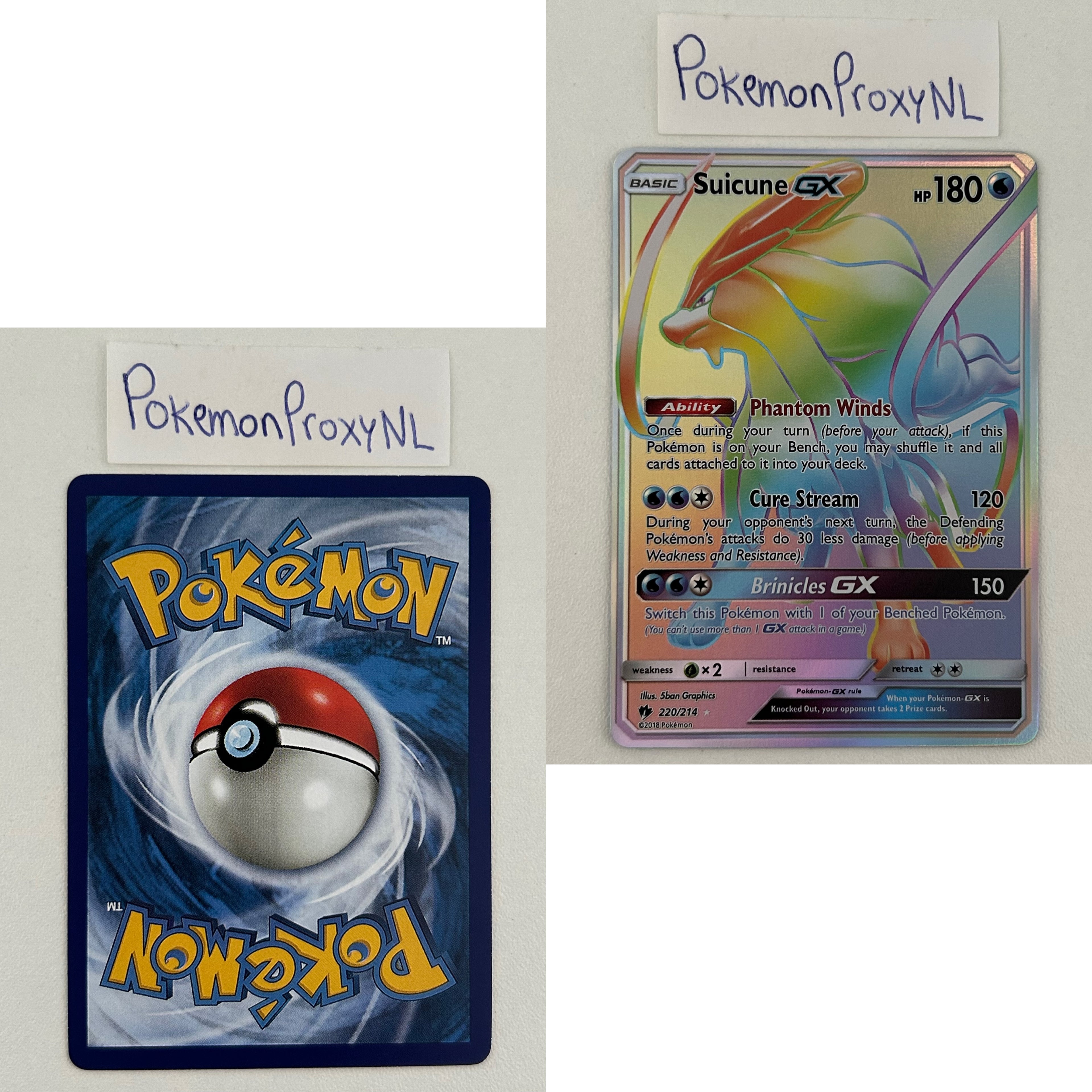 Lost Thunder Set (LOT) / 1/214 - 236/214 / 2018 / PROXY Pokémon TCG card(s)