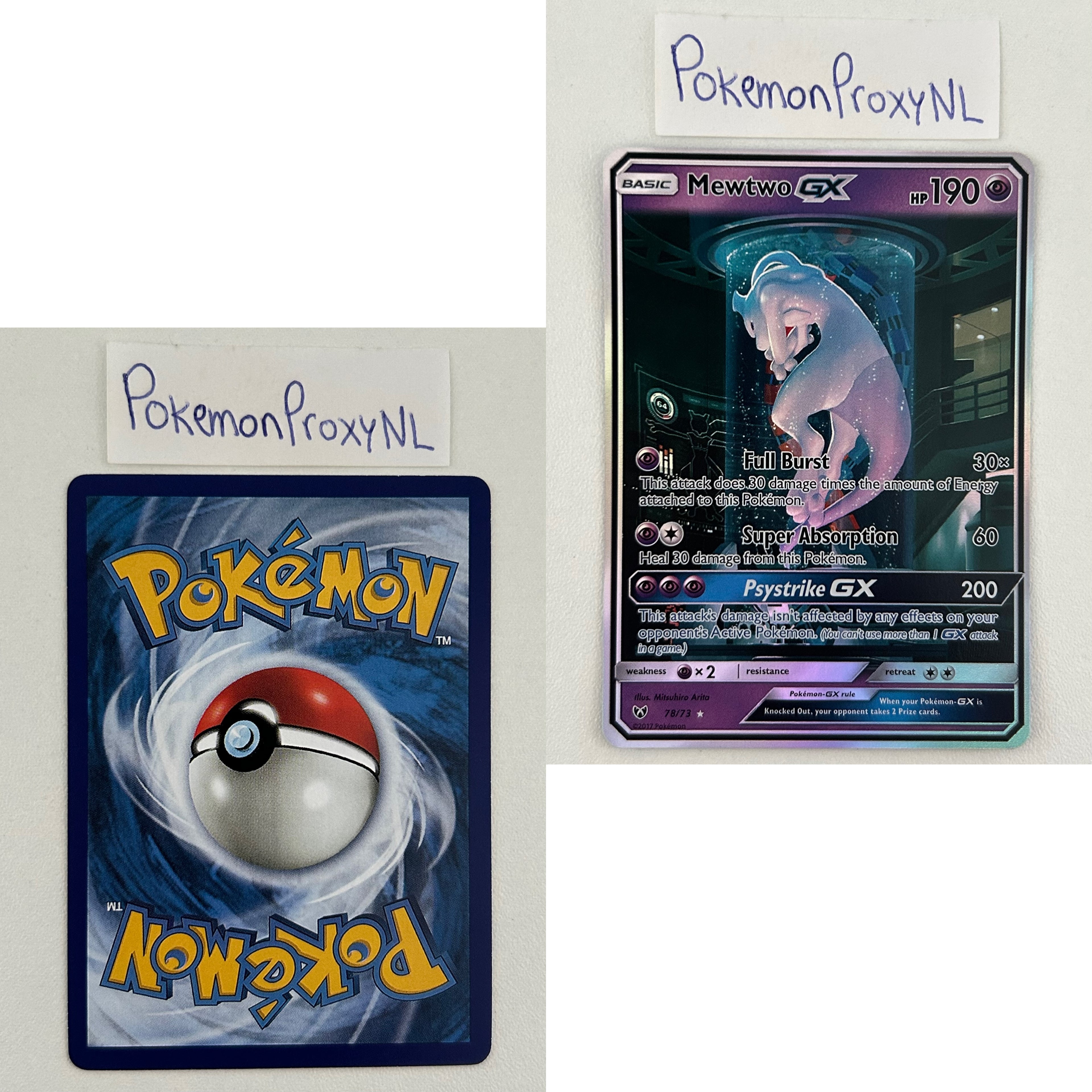 Shining Legends Set (SLG) / 1/73 - 78/73 / 2017-2019 / PROXY Pokémon TCG card(s)