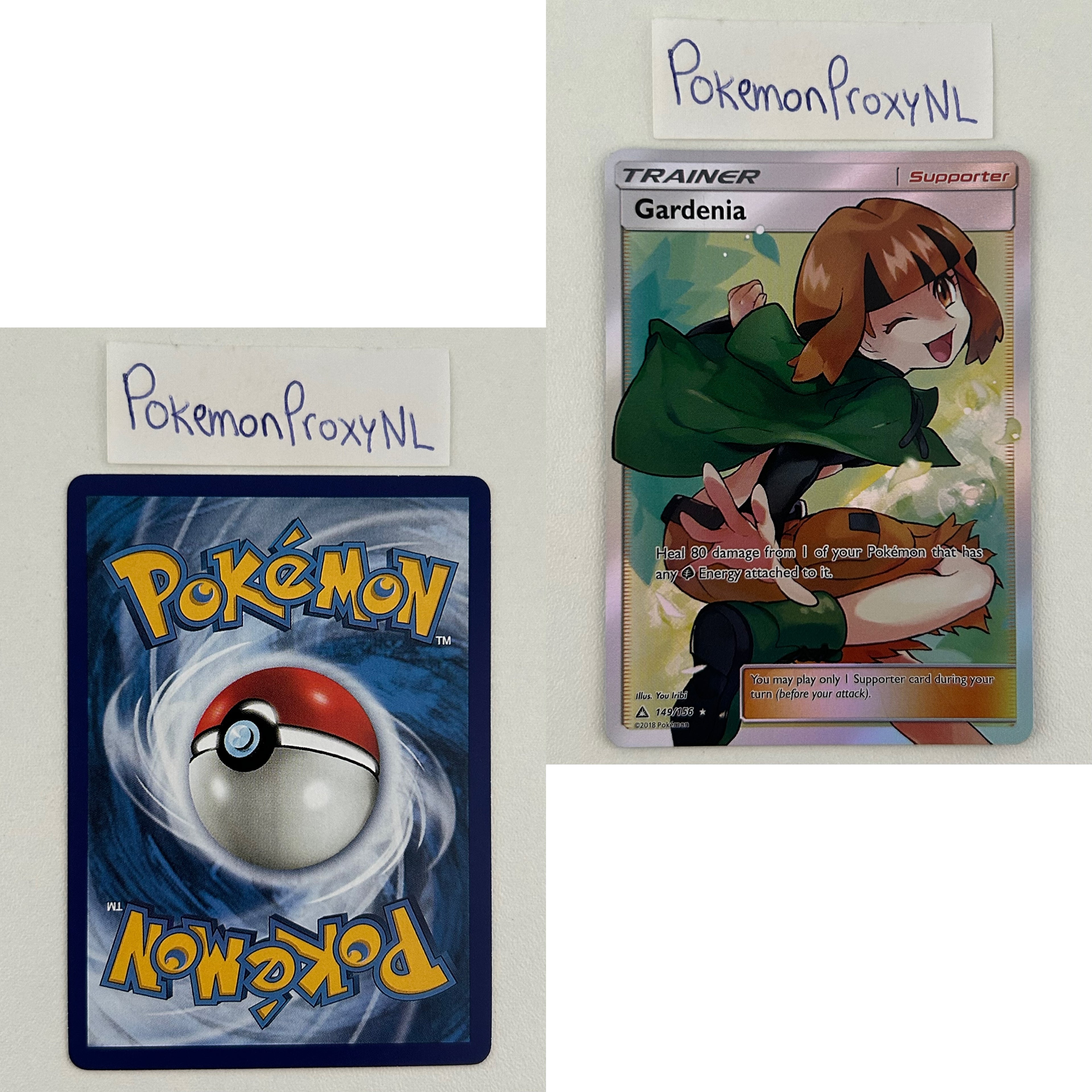 Ultra Prism Set (UPR) / 1/156 - 173/156 / 2018 / PROXY Pokémon TCG card(s)