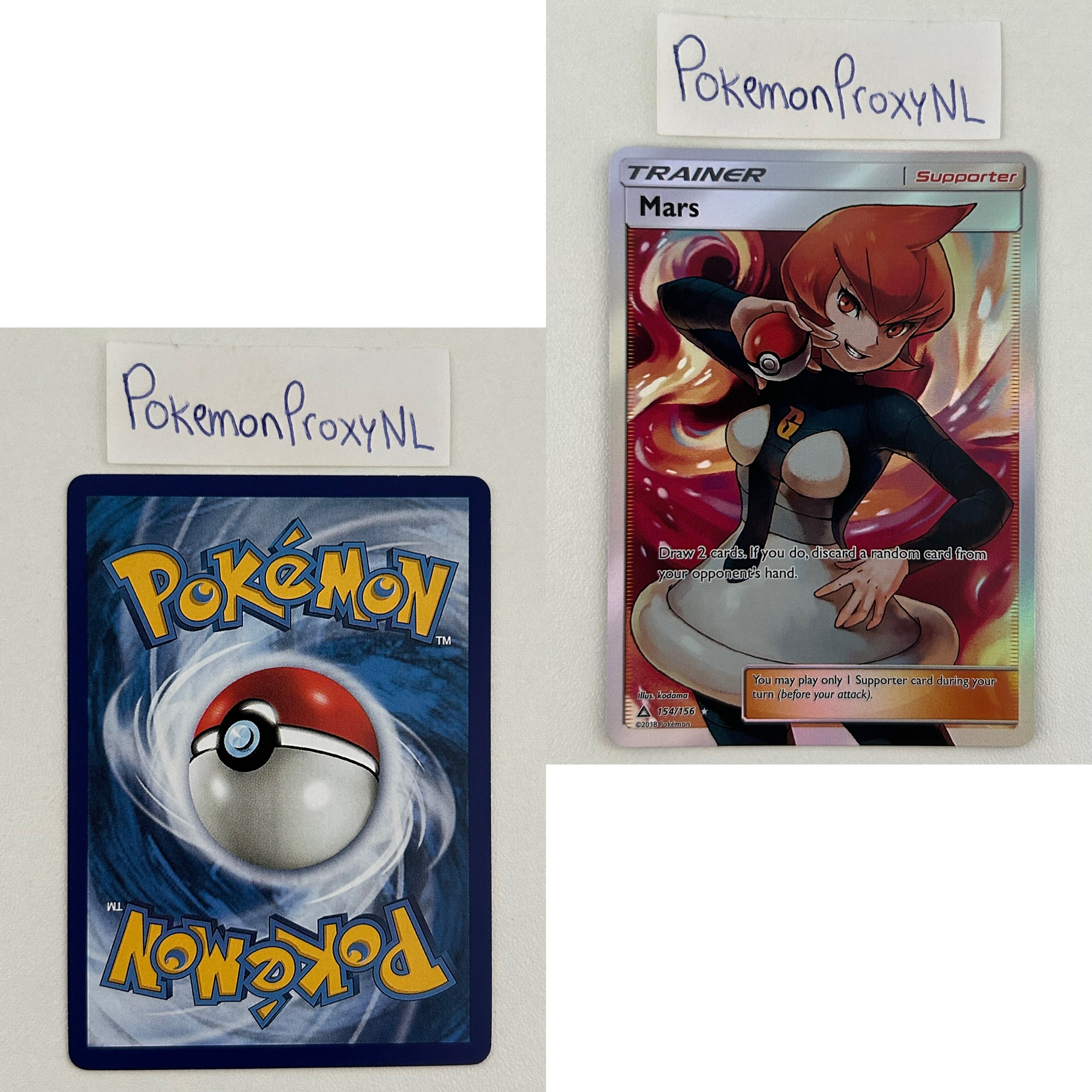 Ultra Prism Set (UPR) / 1/156 - 173/156 / 2018 / PROXY Pokémon TCG card(s)