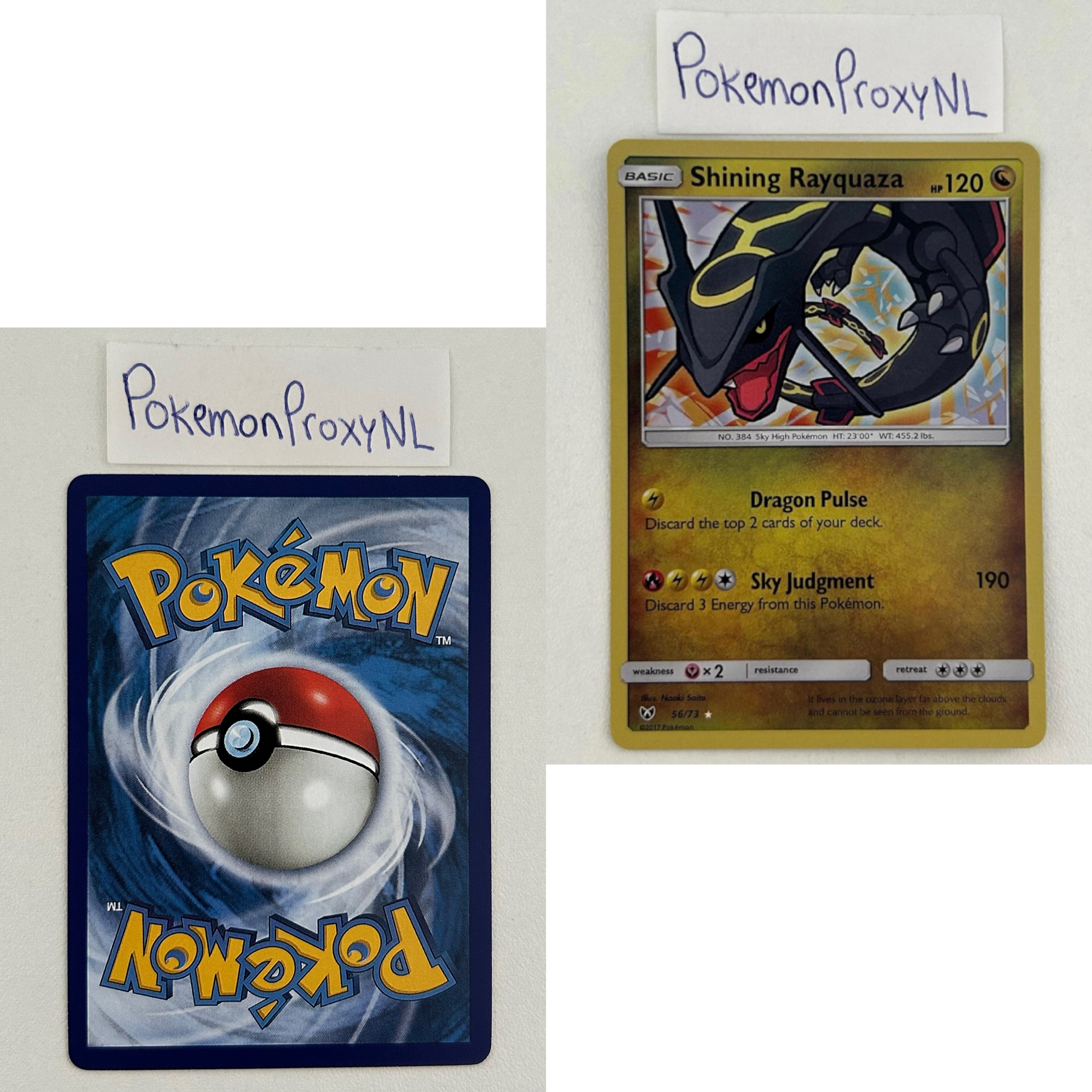 Shining Legends Set (SLG) / 1/73 - 78/73 / 2017-2019 / PROXY Pokémon TCG card(s)