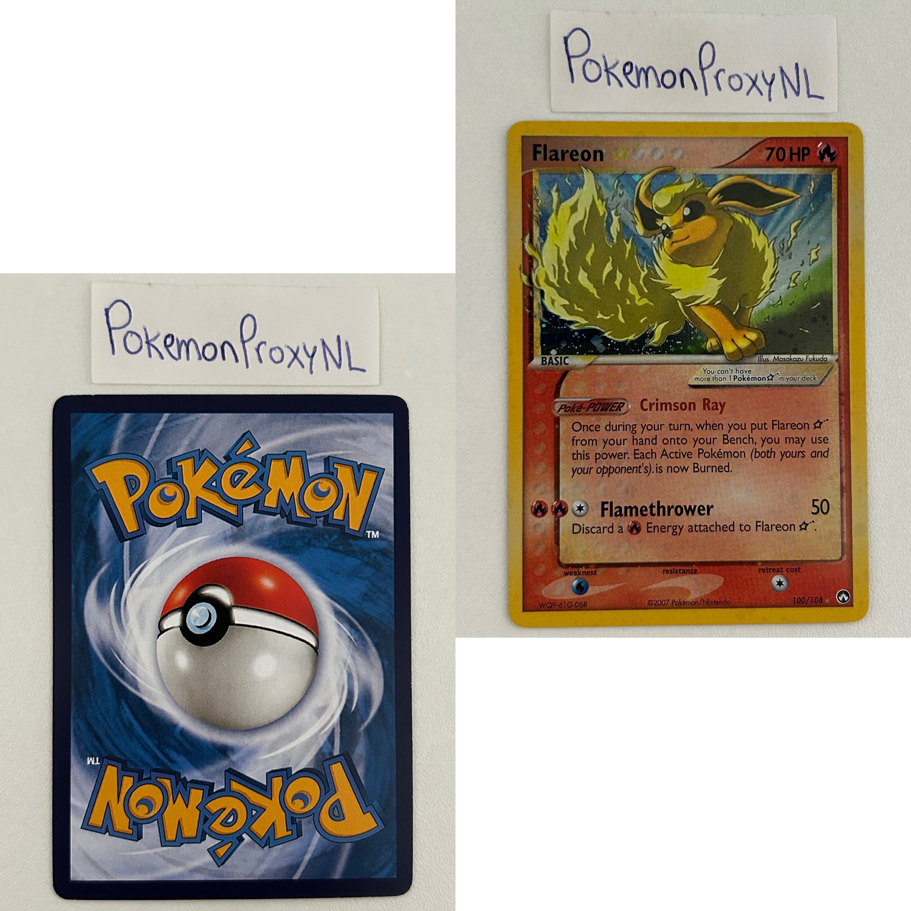 Power Keepers Set (PK) / 1/108 - 108/108 / 2007 / PROXY Pokémon TCG card(s)