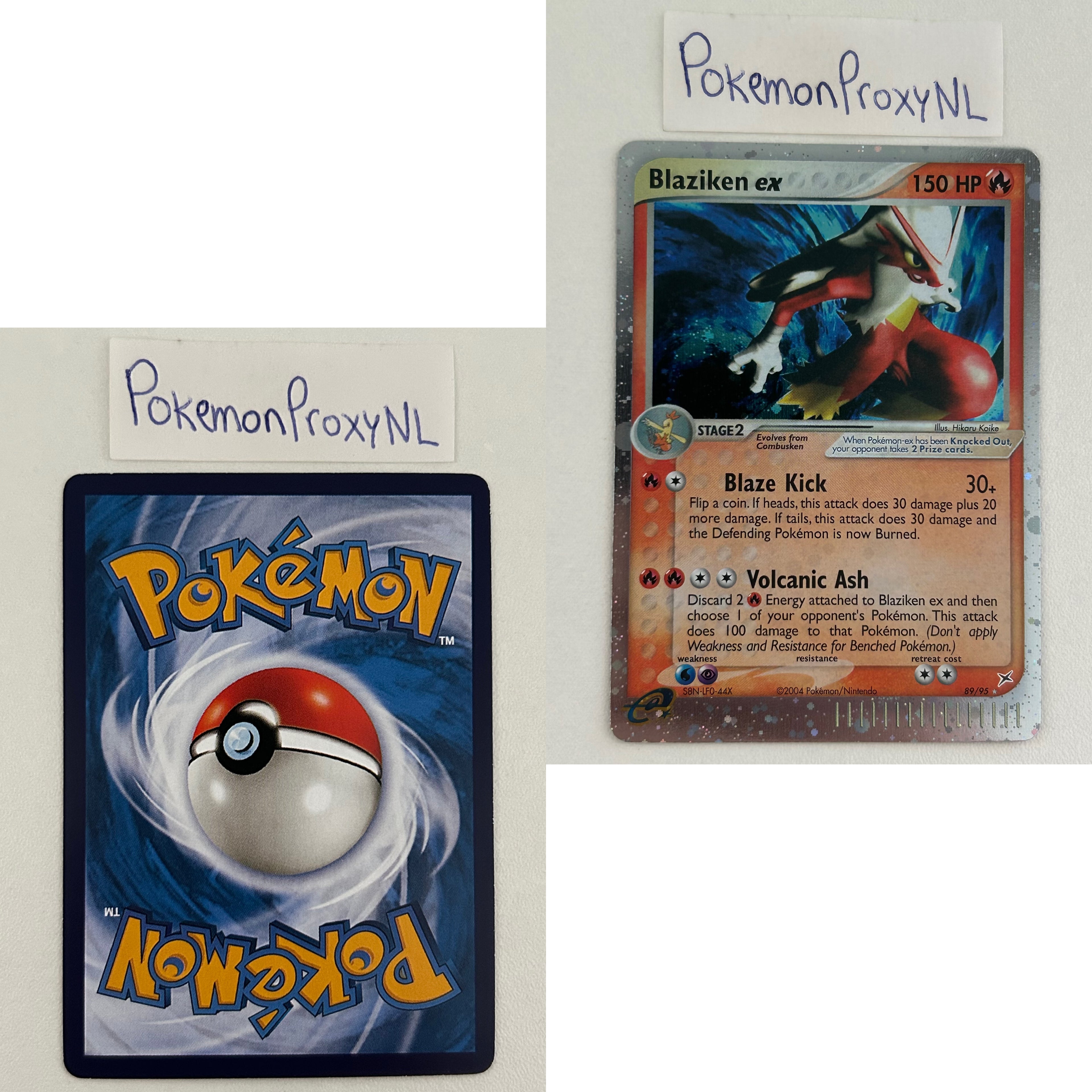Team Magma vs Team Aqua Set (MA) / 1/95 - 97/95 / 2004 / PROXY Pokémon TCG card(s)
